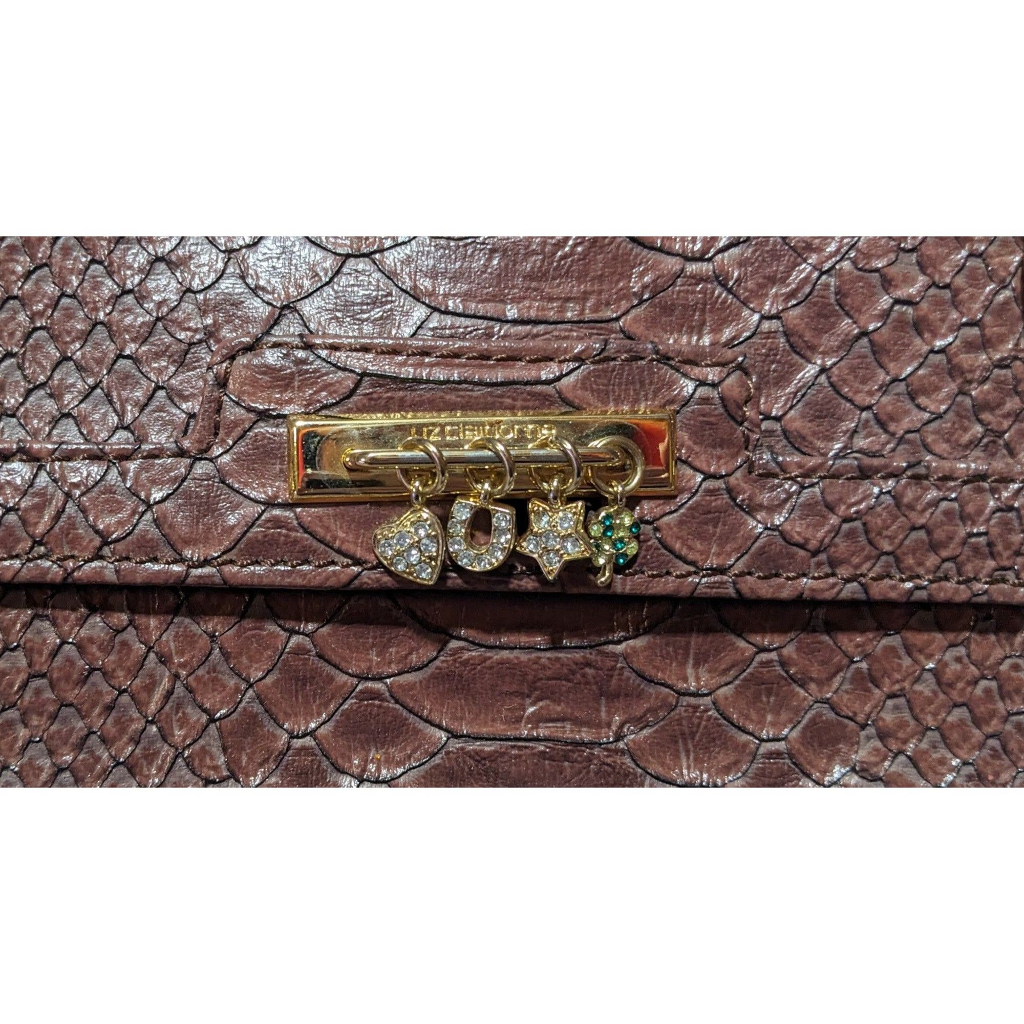 Other Vintage Faux Snake Purse With Charms by Liz Claiborne Size ONE SIZE - 4 Thumbnail