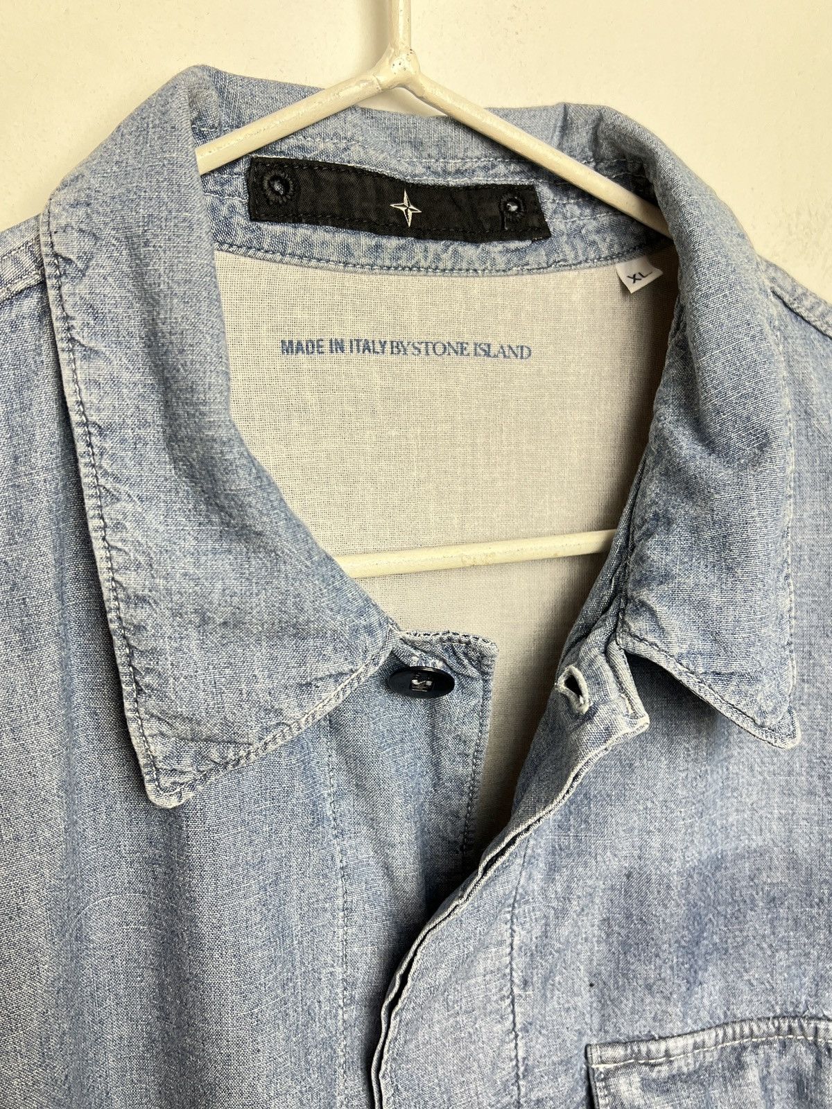 Stone Island stone island work overshirt osti marina y2k Size US L / EU 52-54 / 3 - 4 Thumbnail