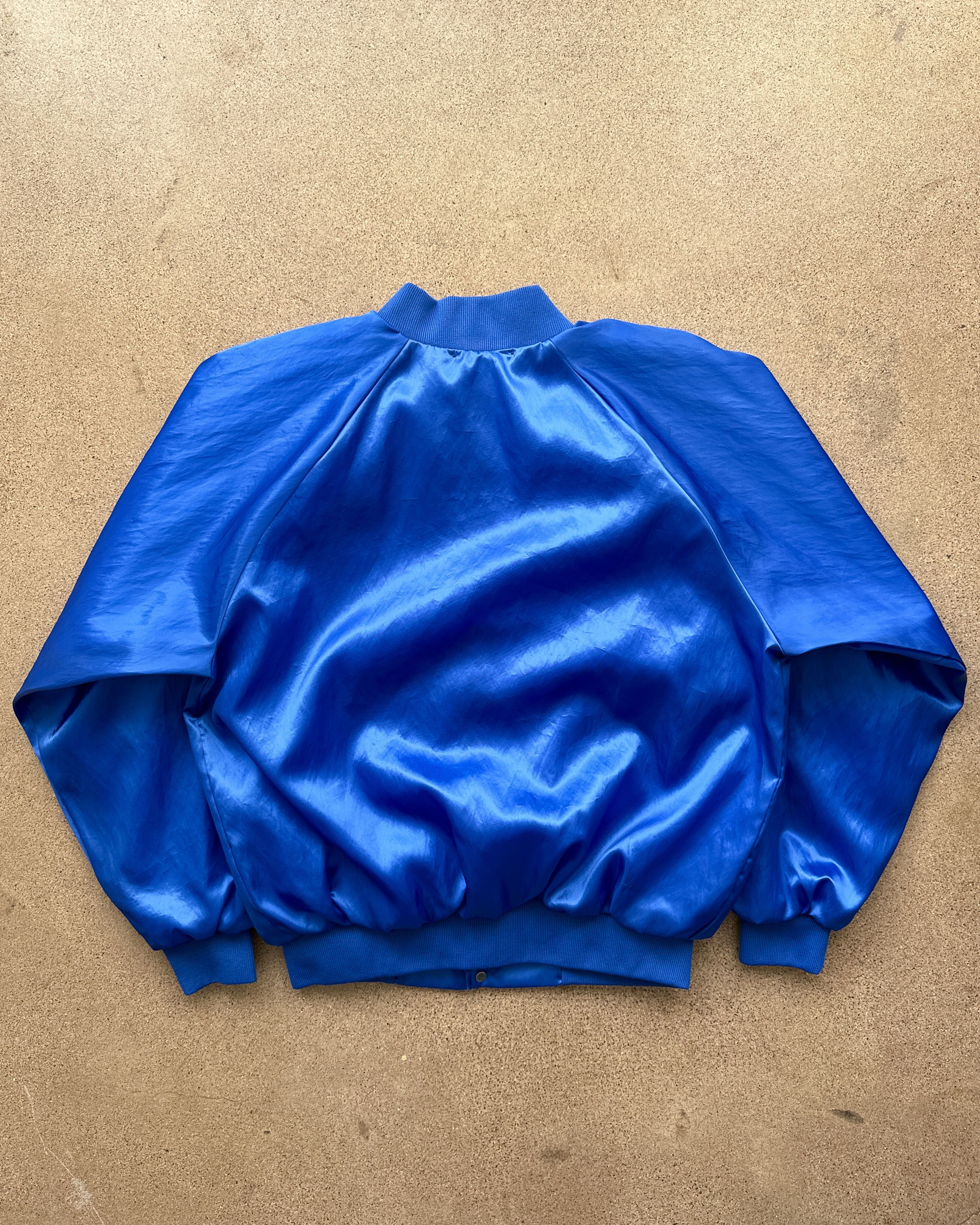 Vintage Vintage 90s Auburn Florida State Seminoles Jacket Satin Blue Size US L / EU 52-54 / 3 - 5 Thumbnail