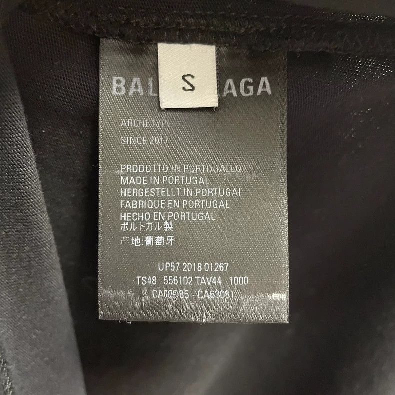 Balenciaga Balenciaga Black Coke Wave Short Sleeve Size US S / EU 44-46 / 1 - 6 Thumbnail