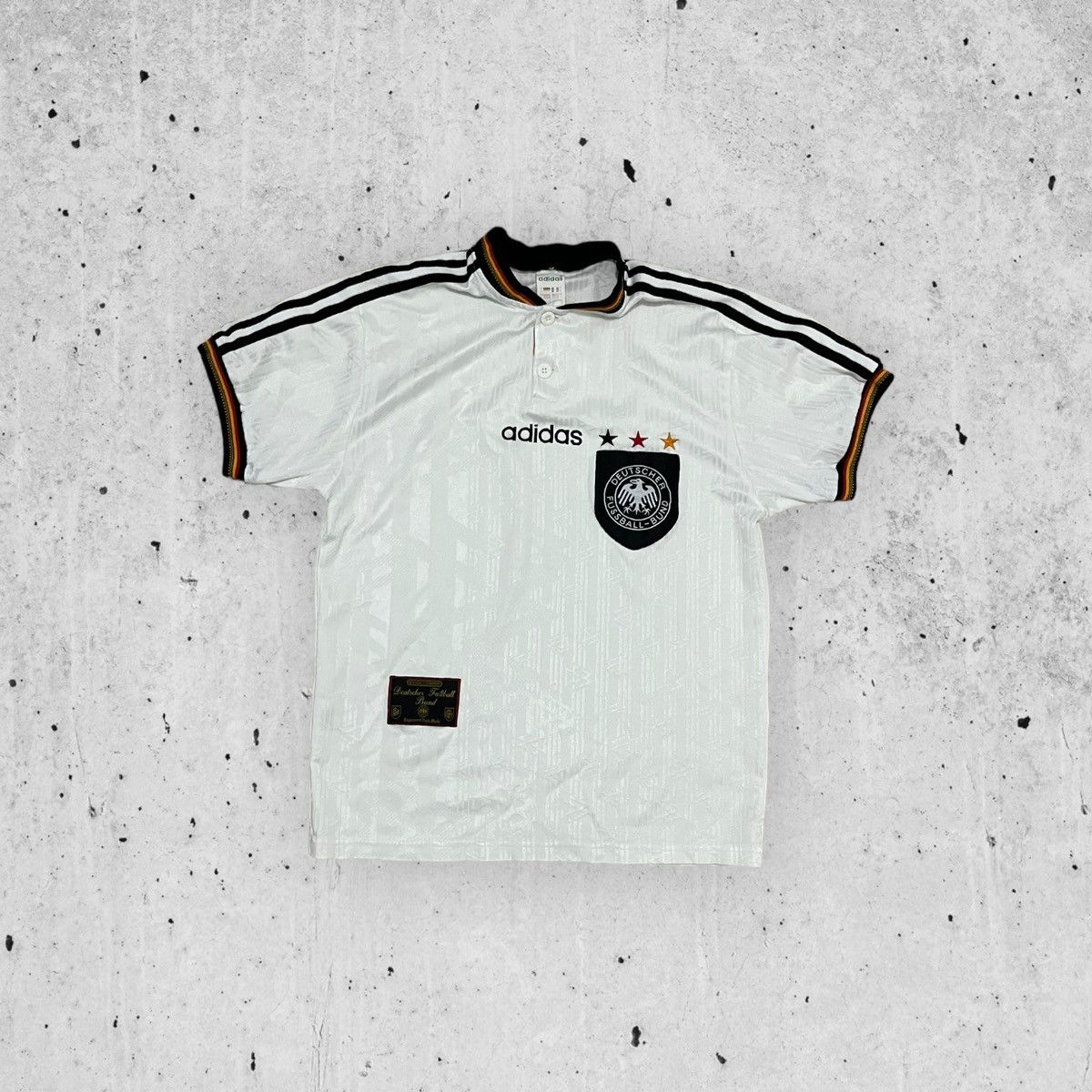 image of Vintage Adidas Germany Kit World Cup 1996 in White, Men's (Size Small)