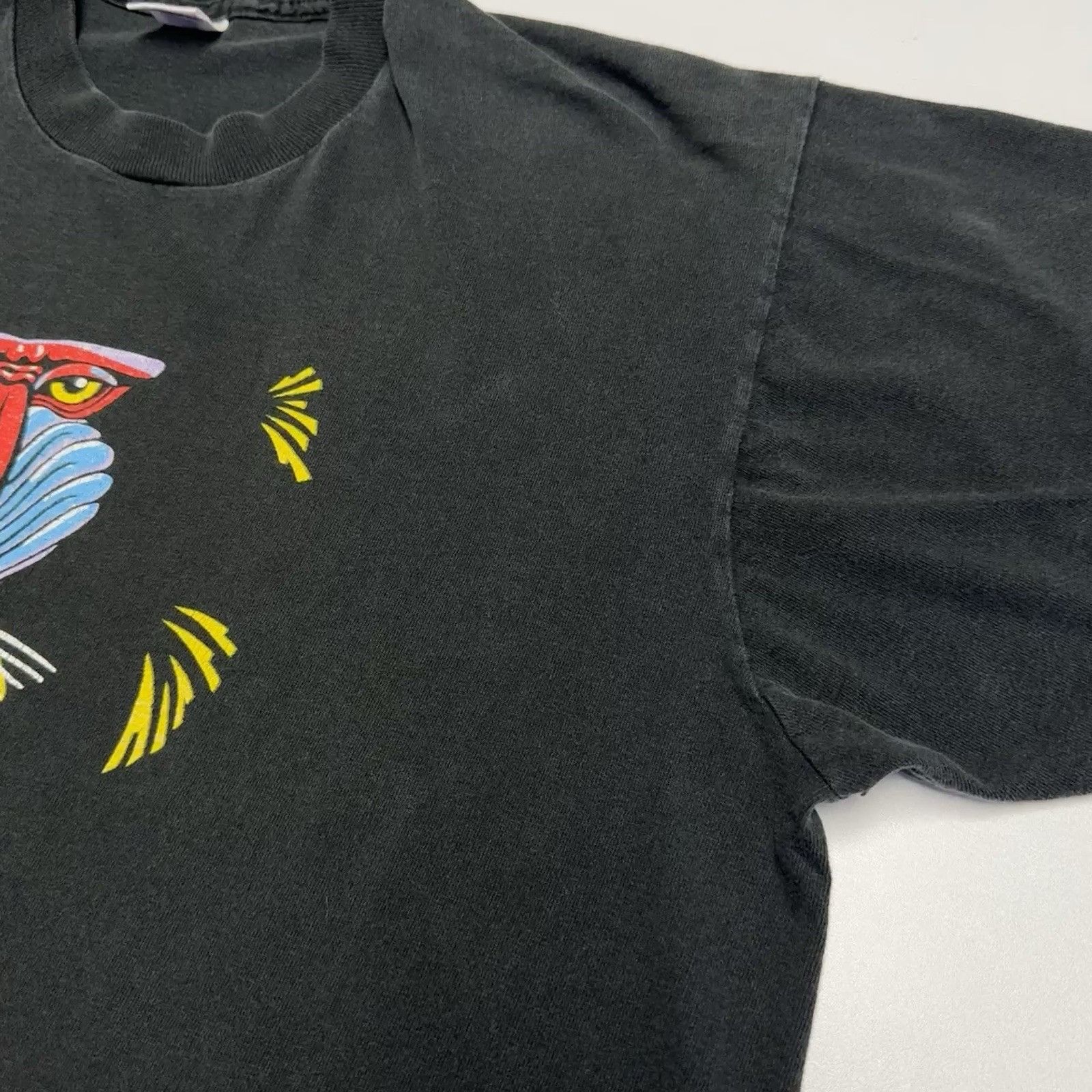 Vintage Vintage 90s Mandrill Monkey T Shirt Mens XL Black Rafiki Size US XL / EU 56 / 4 - 6 Thumbnail