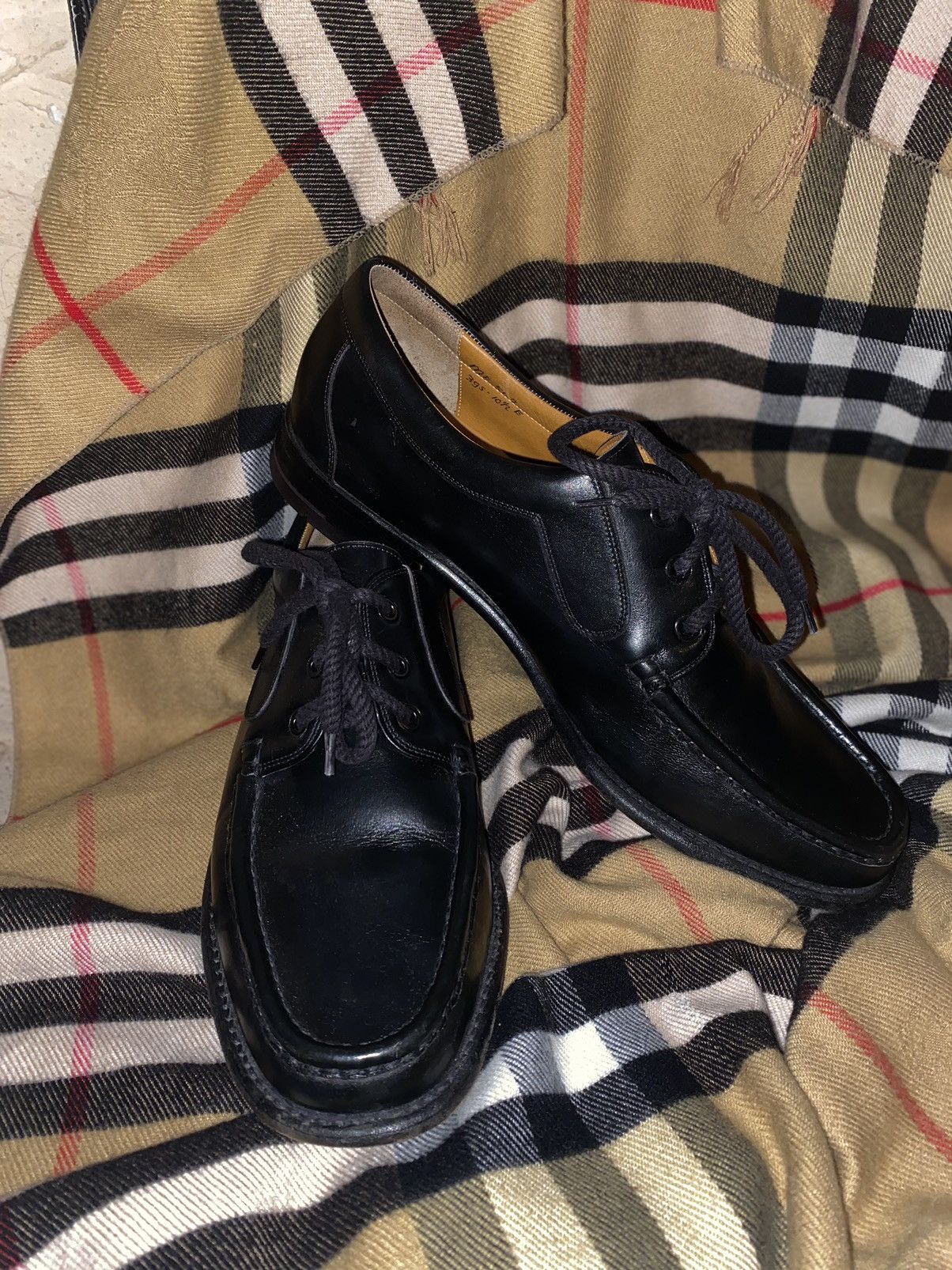 Leather Rare Greve glossy Mohawk leather derby shoes boots Size US 9 / EU 42 - 9 Thumbnail