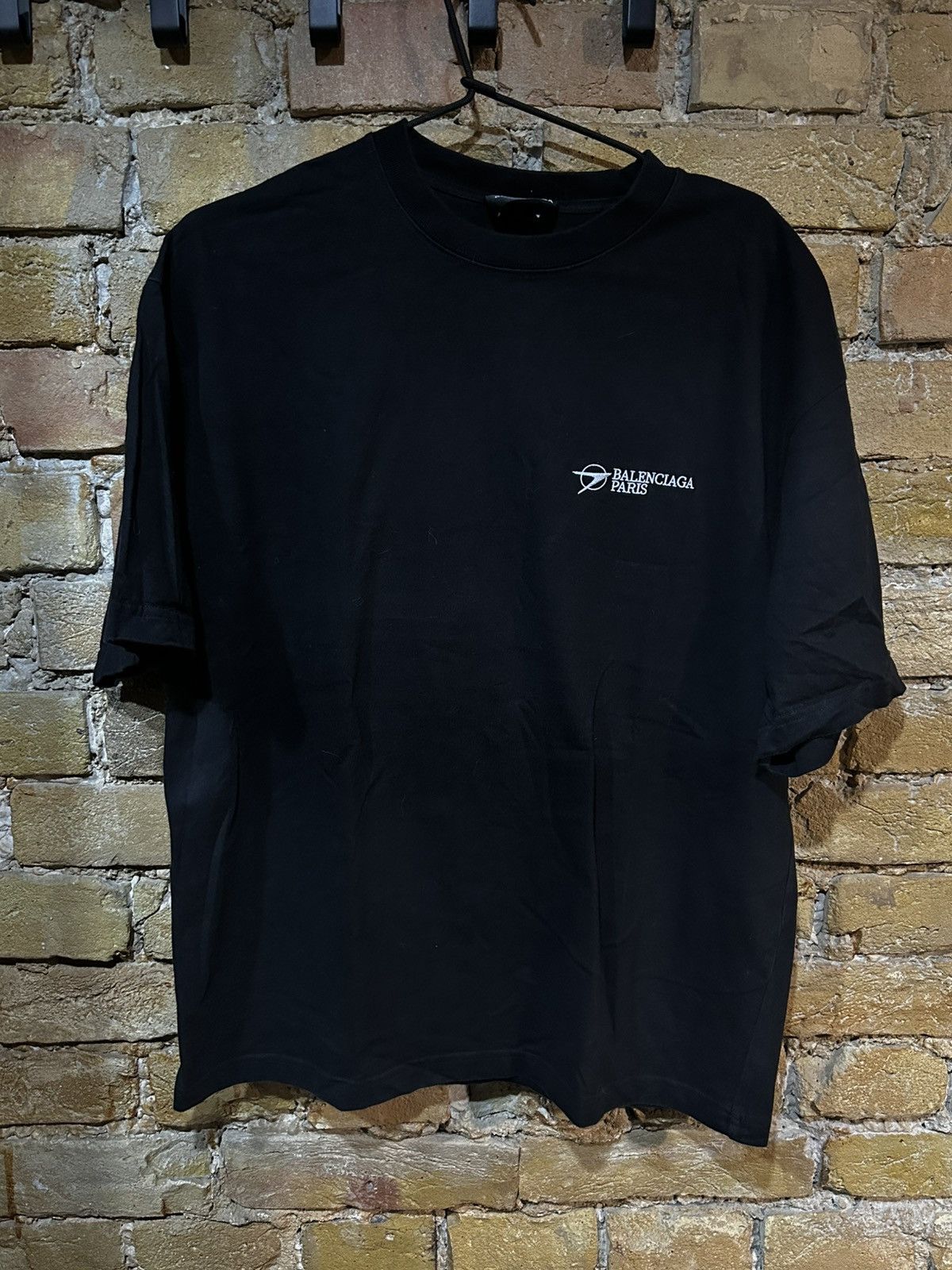 Balenciaga balenciaga paris arrow logo tshirt Size US S / EU 44-46 / 1 - 2 Thumbnail