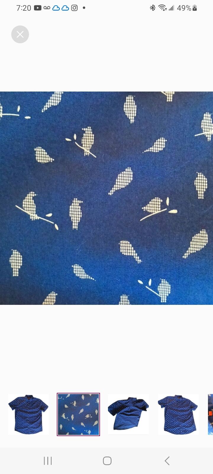 Ben Sherman Ben Sherman Birds Short-Sleeve Shirt Size US M / EU 48-50 / 2 - 4 Thumbnail