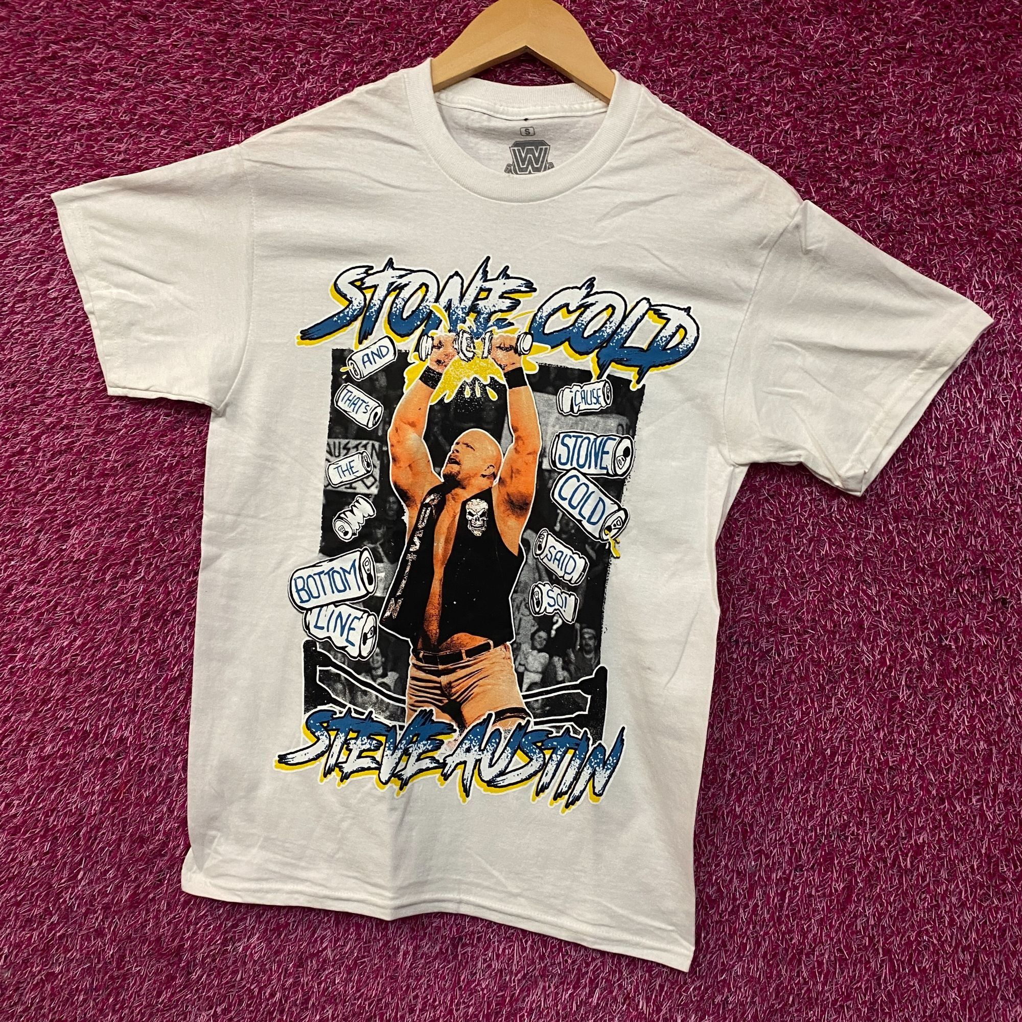 WWE WWE Stone Cold Steve Austin Superimposed Graphic T-Shirt Sma Size US S / EU 44-46 / 1 - 3 Thumbnail