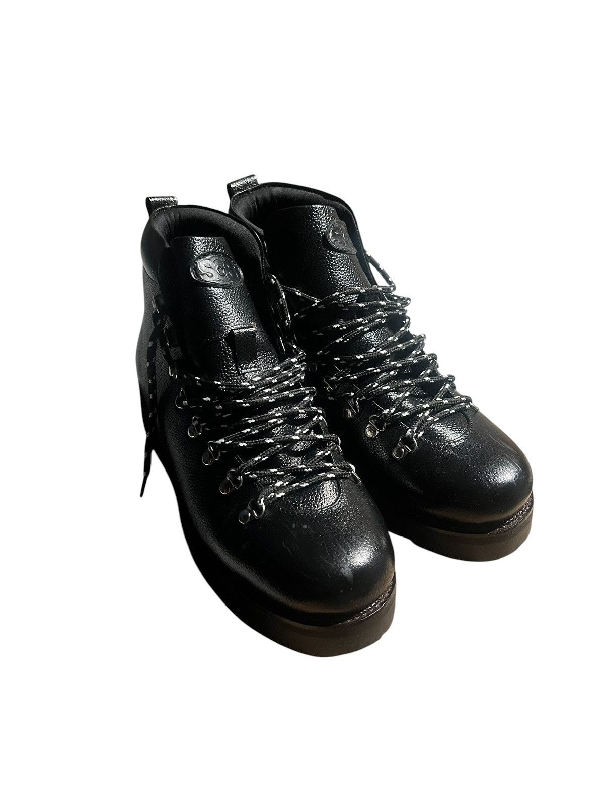 Other Scoreoffscoot Mountain Hiking Boots - Black Leather /US 9M Size US 9 / EU 42 - 2 Thumbnail