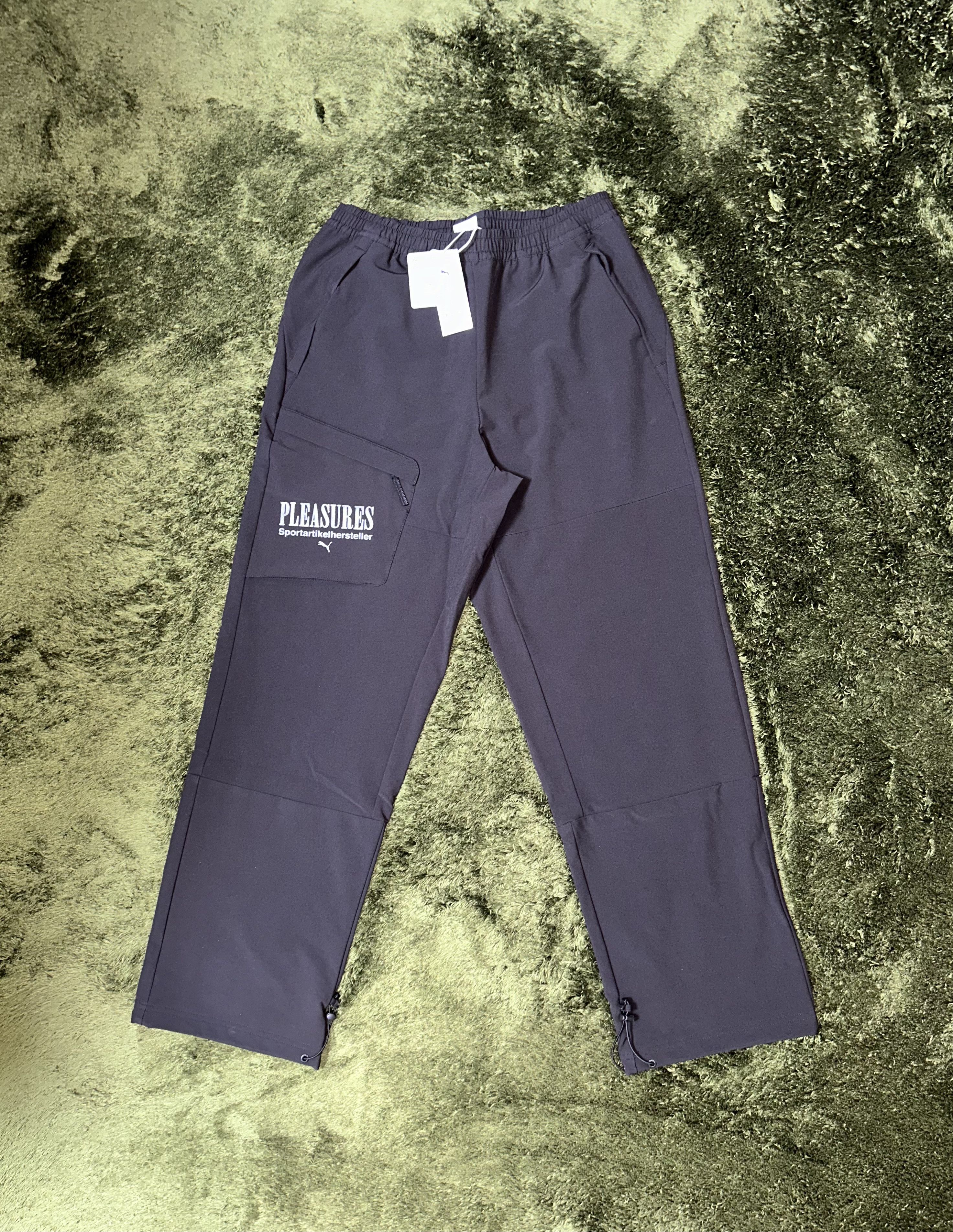 Pleasures × Puma [M] pleasures X puma cargo pants black Size US 34 / EU 50 - 1 Thumbnail