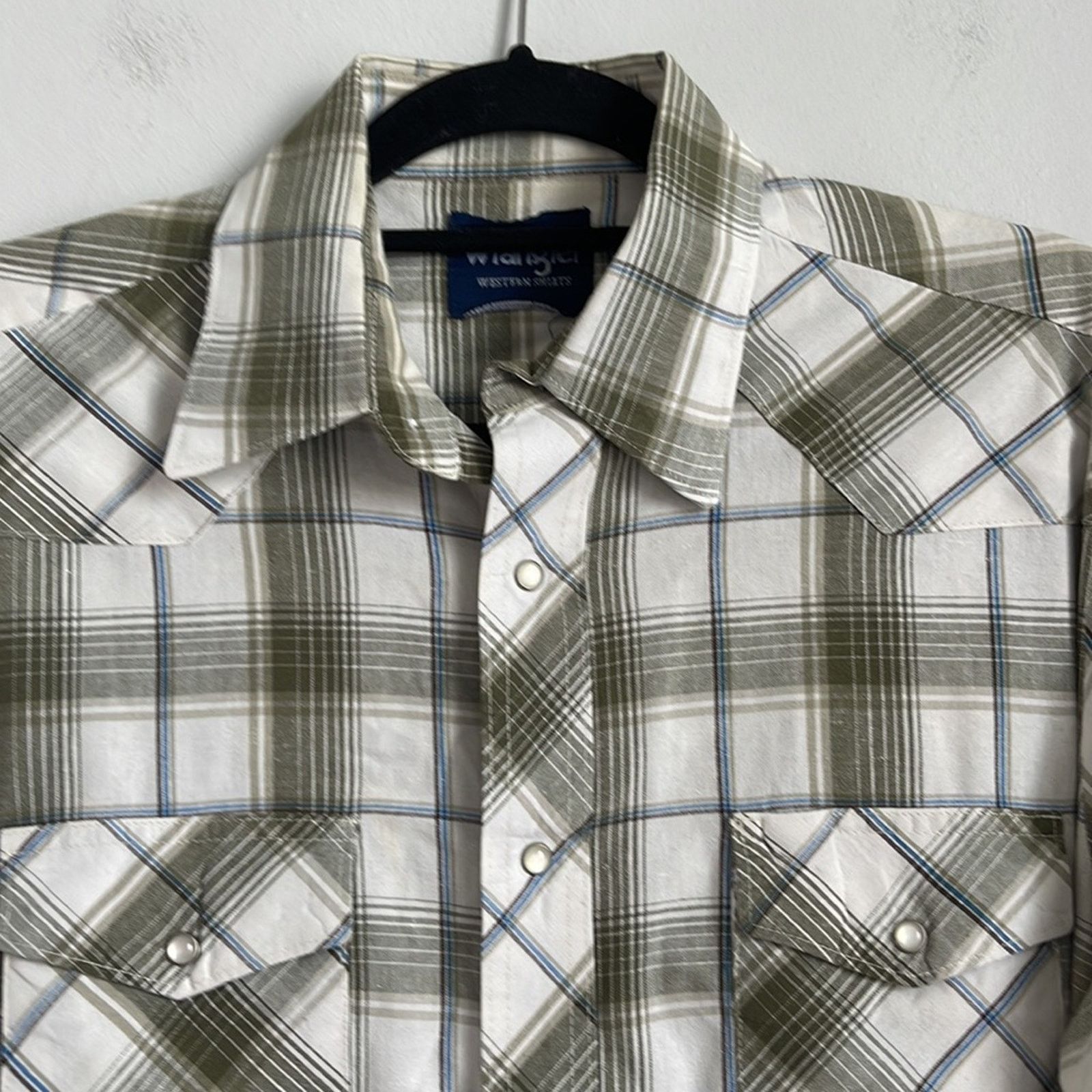 Wrangler Vintage Wrangler western rodeo cowboy plaid pearl snap shirt Size US M / EU 48-50 / 2 - 2 Thumbnail
