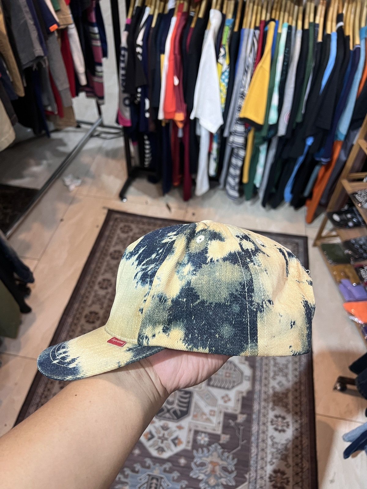Supreme Supreme bleached denim hat Size ONE SIZE - 5 Thumbnail