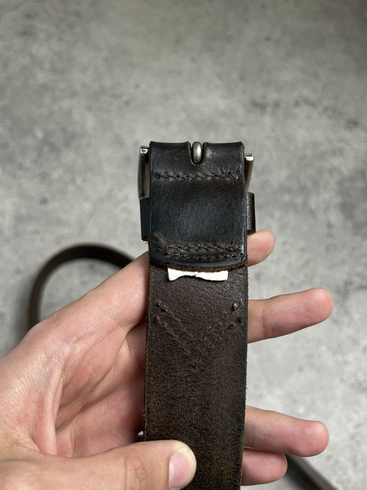 Levi's × Vintage Vintage Levi’s Levis Leather Belt Size ONE SIZE - 5 Thumbnail