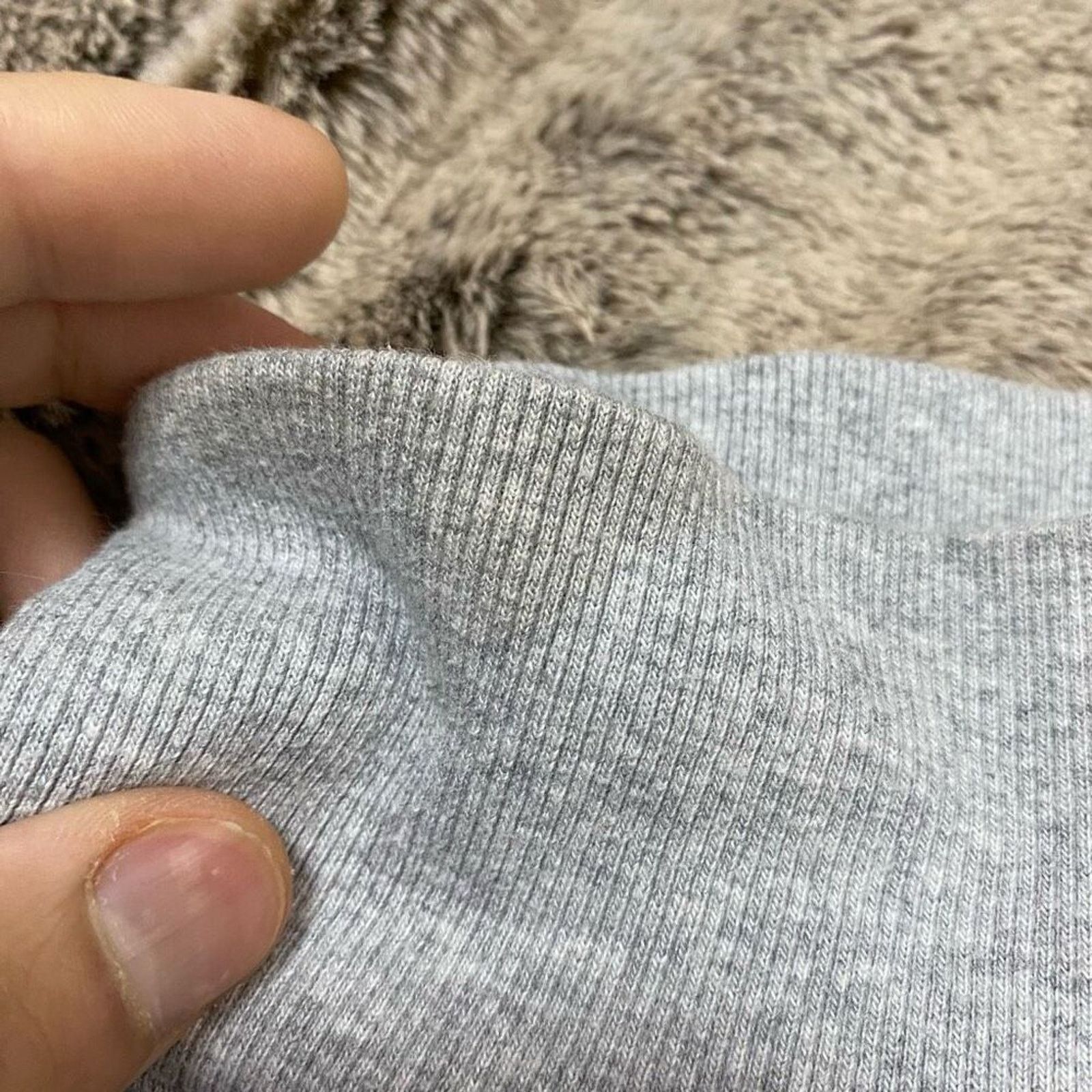 Champion Champion Heather Gray Mock Neck Pullover | Sz S Size S / US 4 / IT 40 - 3 Thumbnail