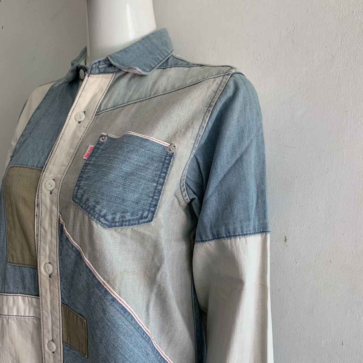 Ne-Net Vintage Ne-net Issey Miyake Selvedge Denim Dress Size M / US 6-8 / IT 42-44 - 3 Thumbnail