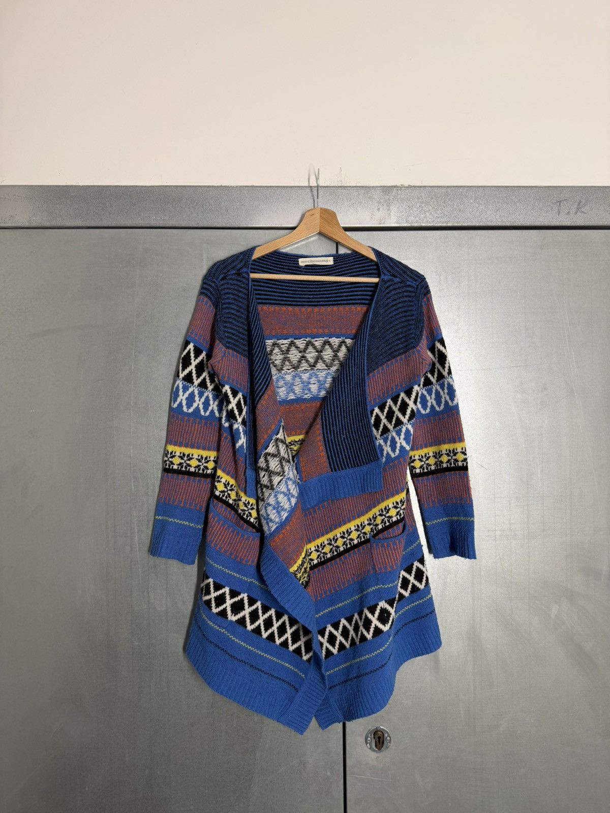 mercibeaucoup Mercibeaucoup by Issey Miyake Color Cable Knitted Cardigan Size M / US 6-8 / IT 42-44 - 1 Thumbnail