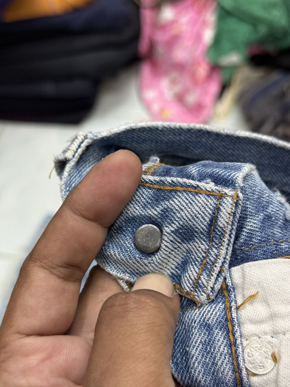 Levi's 🔥🔥🔥ARCHIVE VINTAGE LEVIS 501 SELVEDGE DENIM Size US 30 / EU 46 - 15 Thumbnail