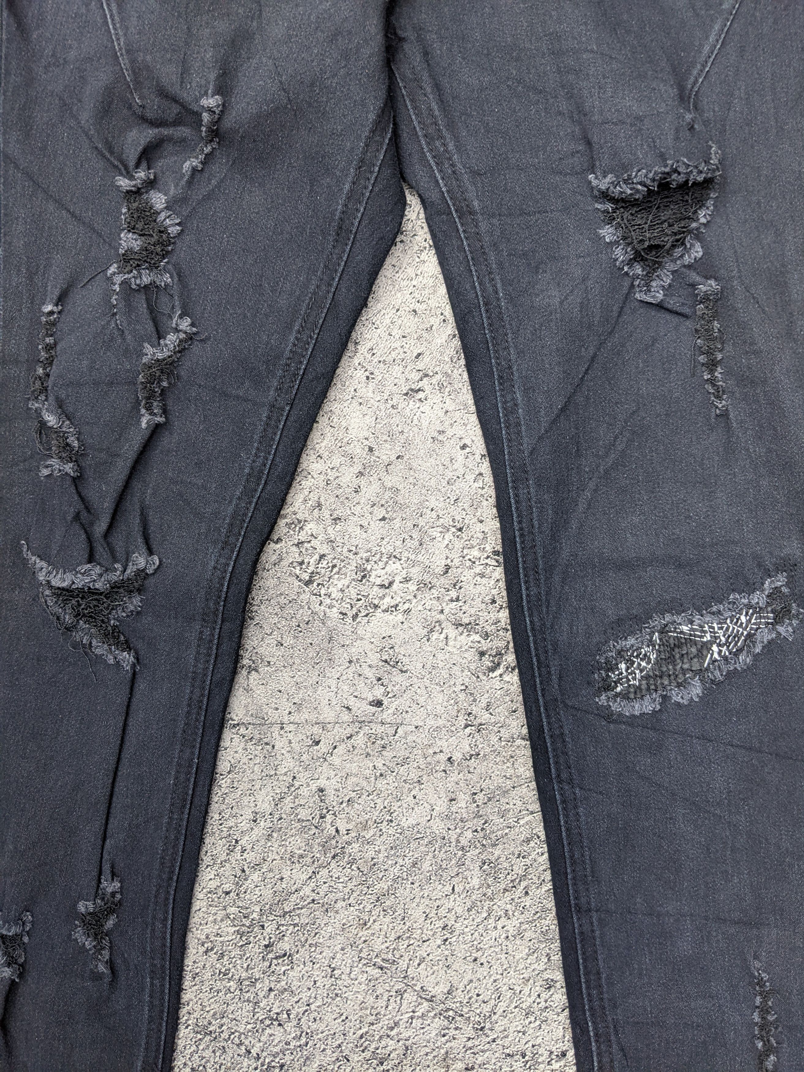 Number (N)ine Distressed Skinny Iconic Logo Size US 28 / EU 44 - 3 Thumbnail