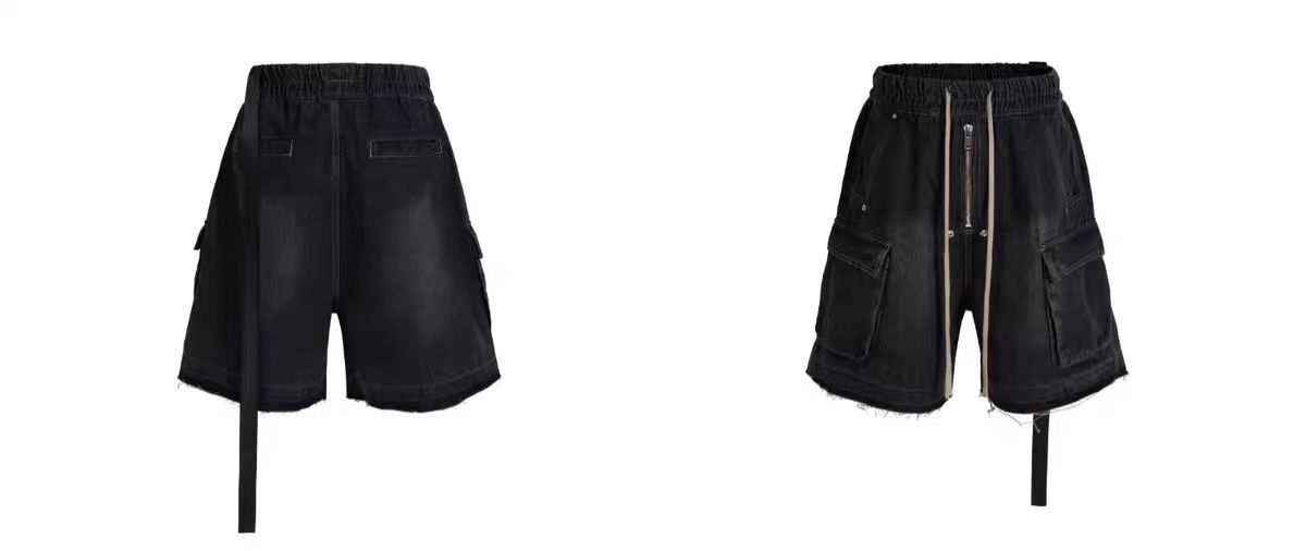 Japanese Brand × Vintage Vintage High Street Multi-Pocket Denim Shorts Size US 32 / EU 48 - 5 Thumbnail