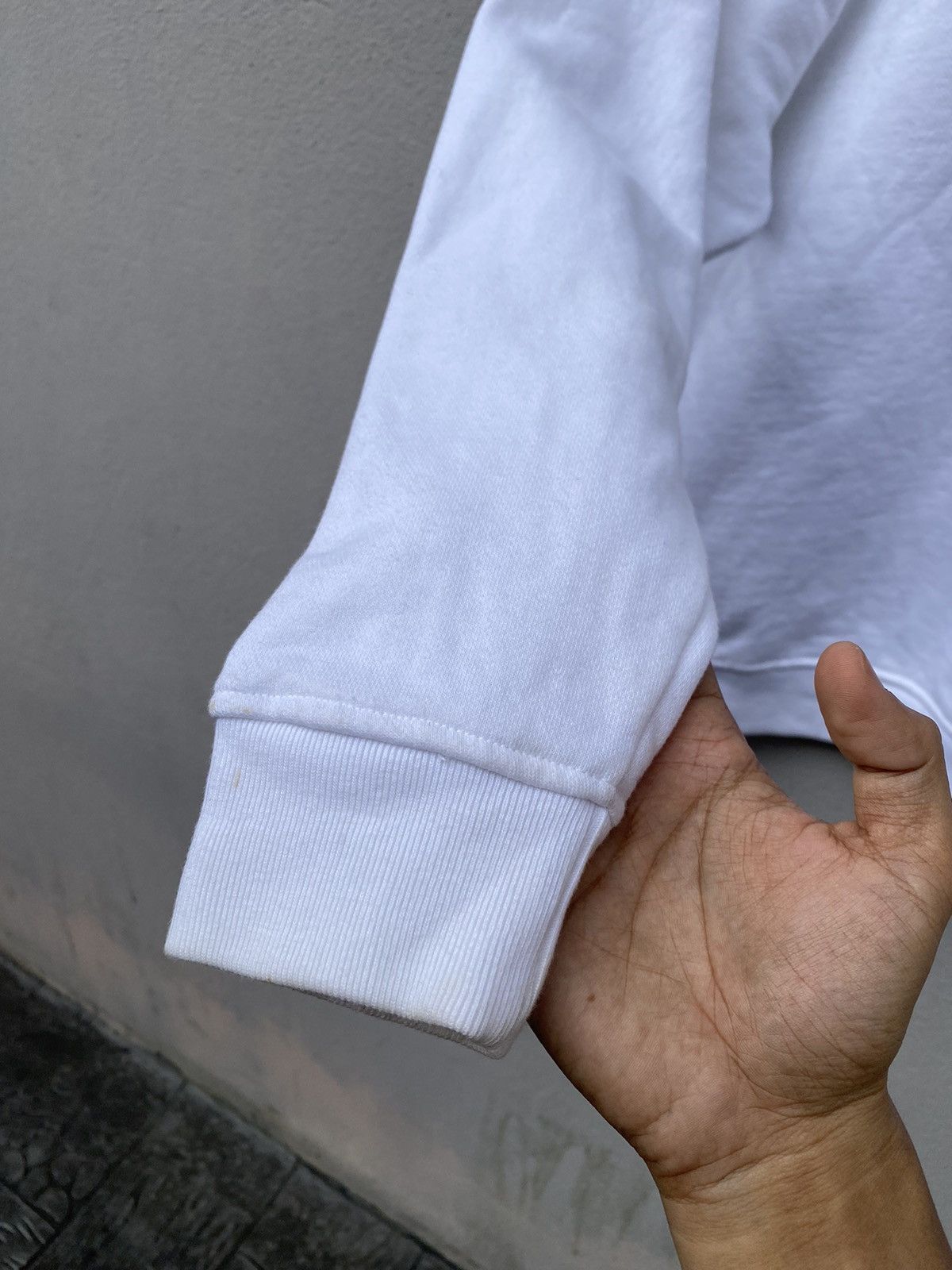 Designer × Maison Kitsune Music Fashion by MAISON KITSUNE White Sweatshirt Jumper Size M / US 6-8 / IT 42-44 - 12 Thumbnail