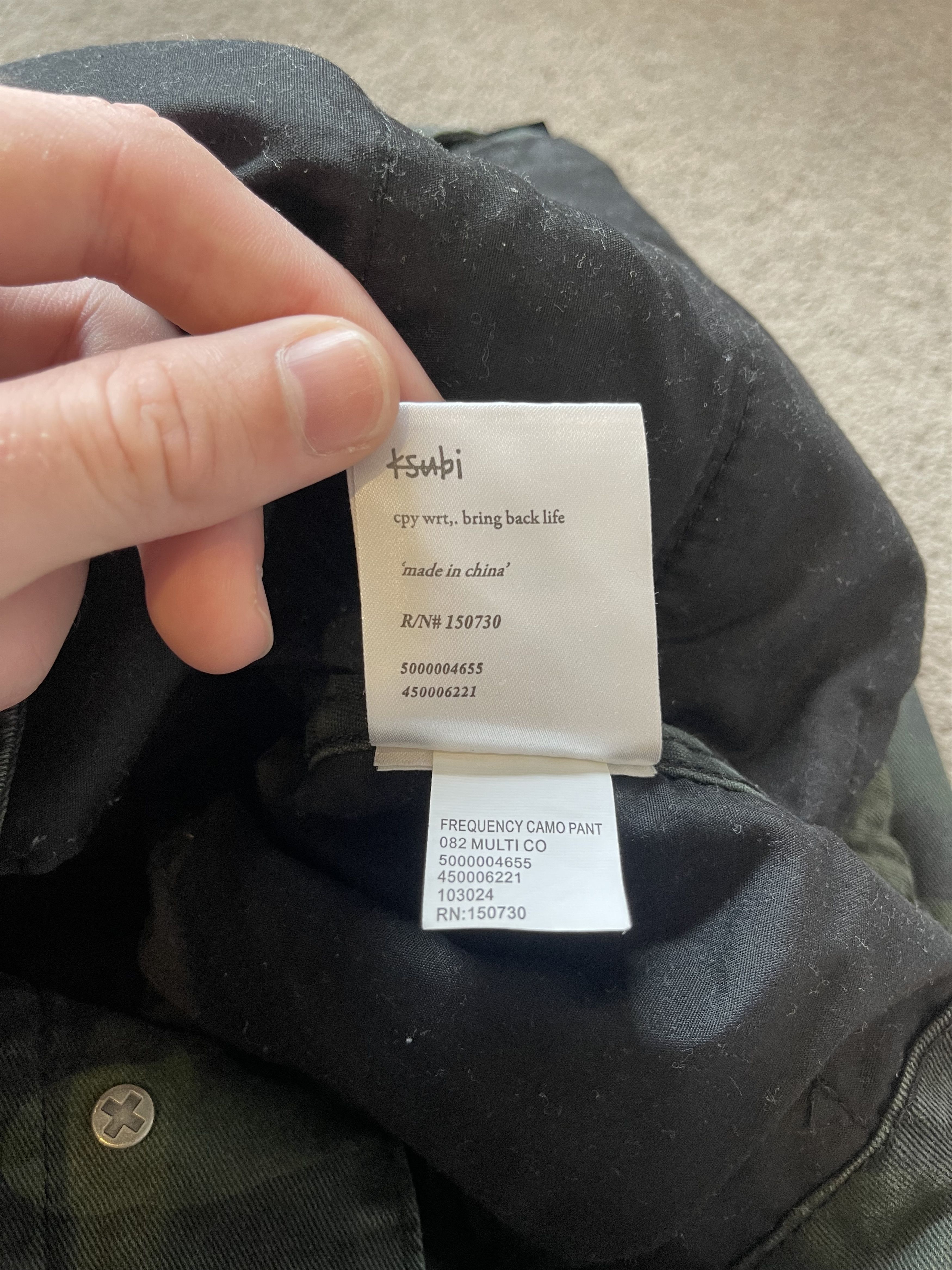 Ksubi Authentic Ksubi Camo Cargo Pants Size US 32 / EU 48 - 4 Thumbnail
