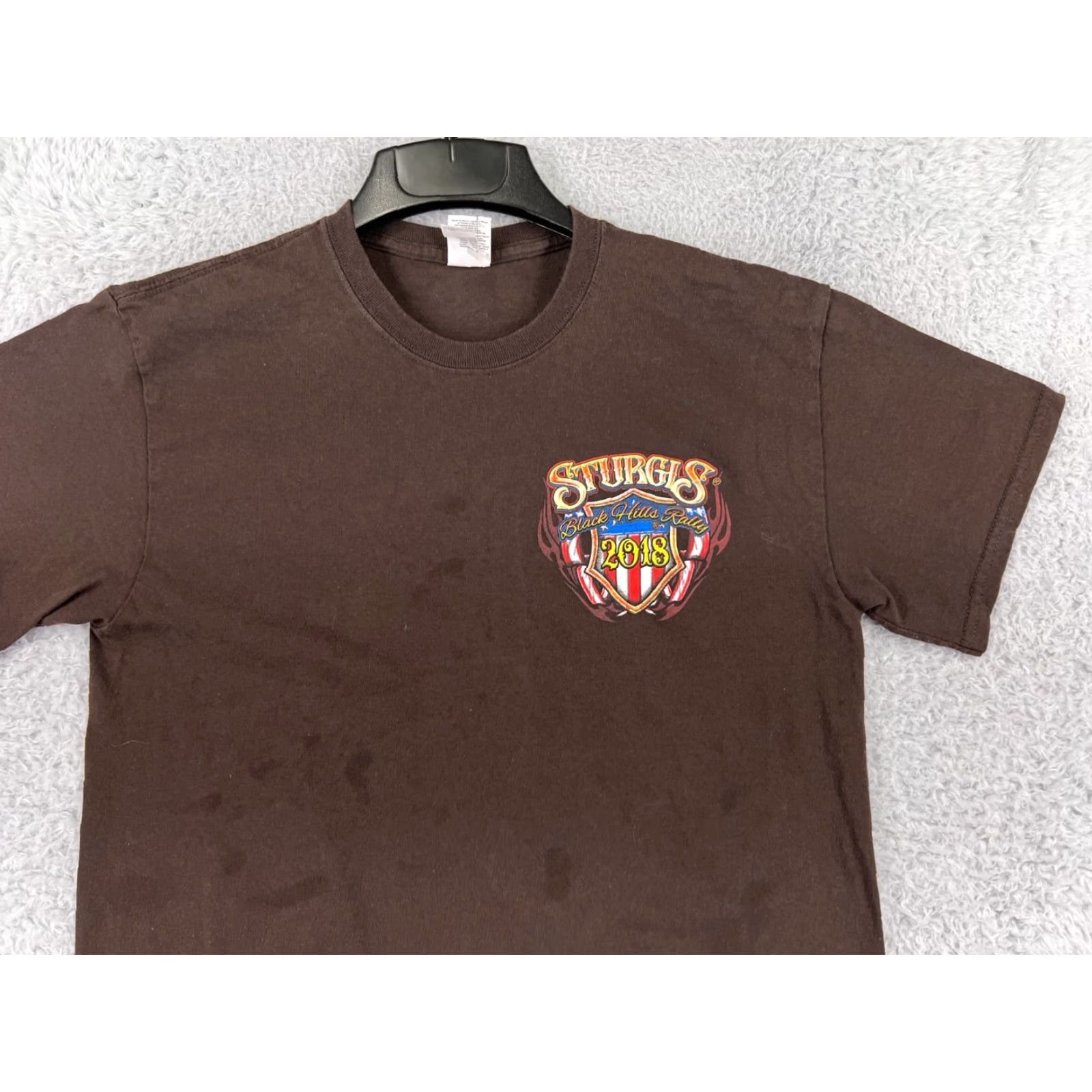Vintage Sturgis Shirt Womens Medium Brown 78th Annual Black Hills Rally Eagle Motorcycle Shirt Womens M Brown 78th Annual Black Hills Rally Eagle Motorcycle Size M / US 6-8 / IT 42-44 - 5 Thumbnail