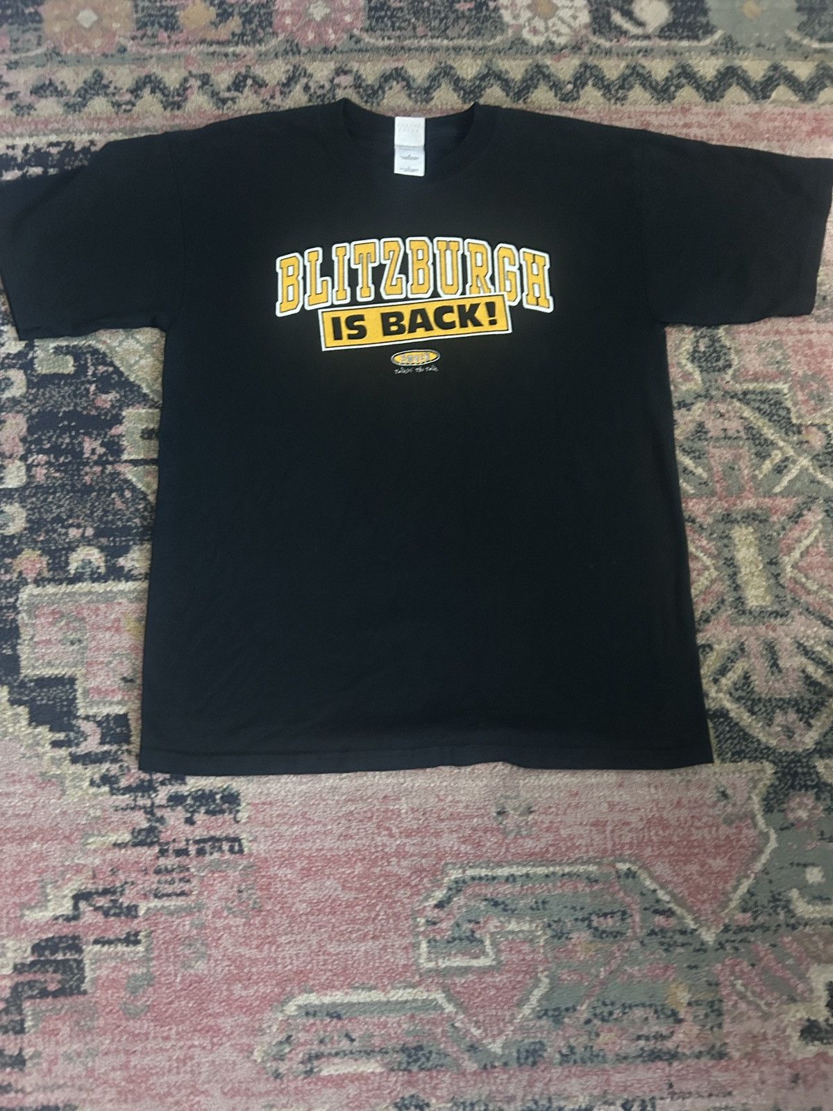 NFL Vintage Steelers Blitzburgh Is Back T-Shirt Size Large Size US L / EU 52-54 / 3 - 1 Thumbnail