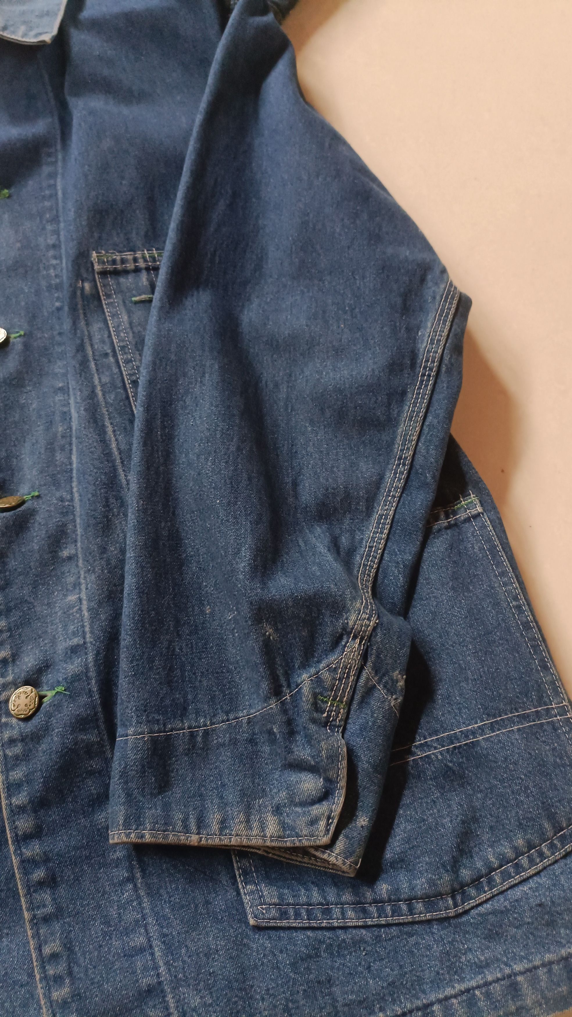 Oshkosh Oshkosh vtg 70s-80s chore Coat denim jacket Size US L / EU 52-54 / 3 - 2 Thumbnail
