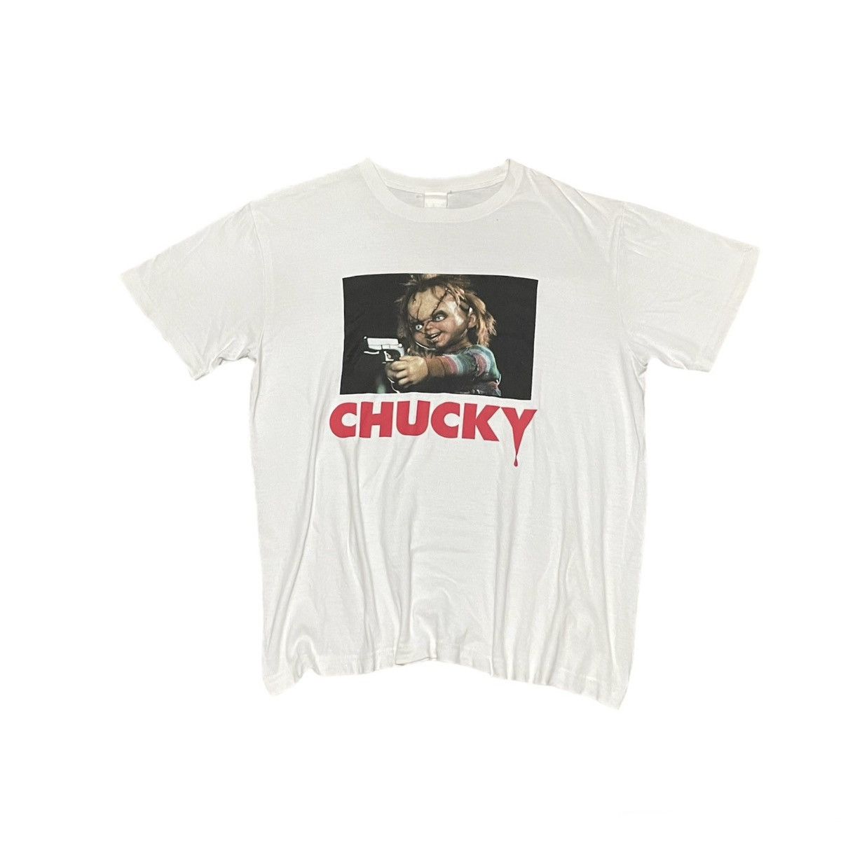 image of Chucky Movies in White, Men's (Size Large)