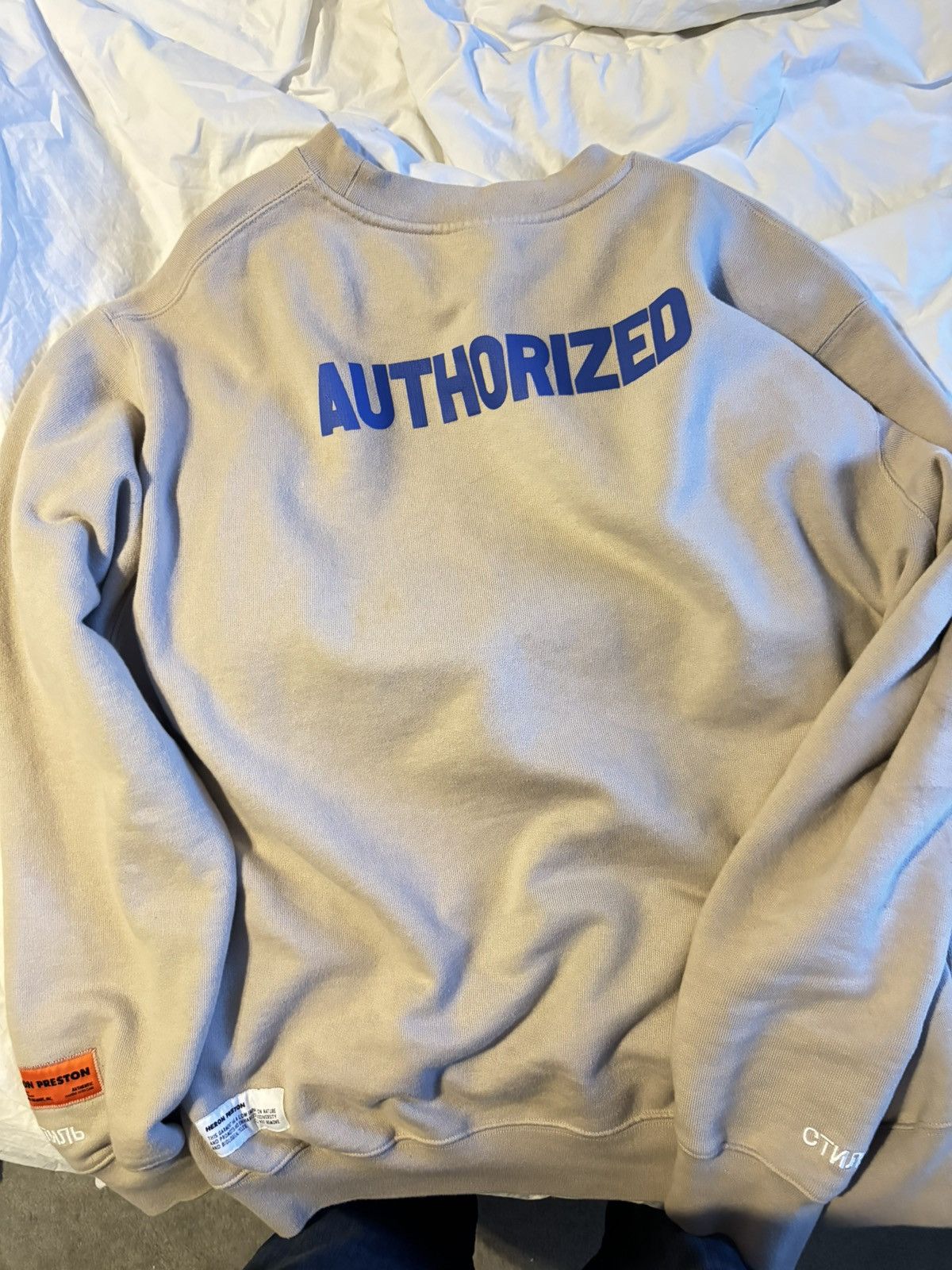 Heron Preston Heron Preston Authorized Fakes Misprint Sweatshirt Size US L / EU 52-54 / 3 - 7 Thumbnail