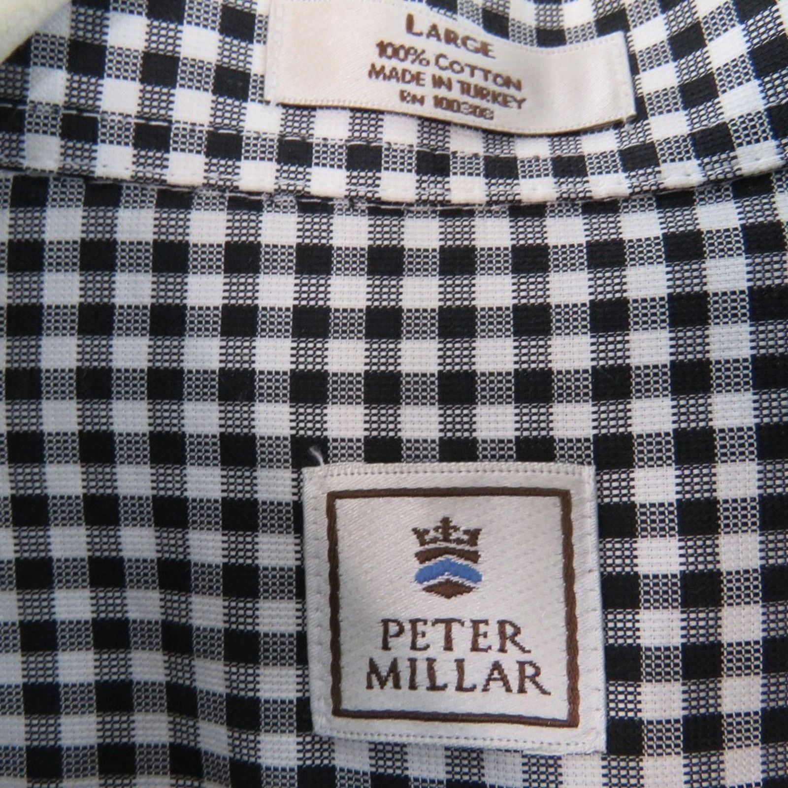 Footjoy × Peter Millar × Titleist FootJoy Titlelist Peter Millar Plaid Button Down Shirt Large Size US L / EU 52-54 / 3 - 7 Thumbnail