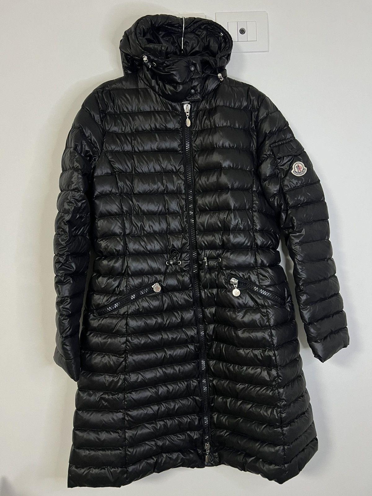 Moncler Long moncler jacket puffer parka m black Size M / US 6-8 / IT 42-44 - 1 Thumbnail