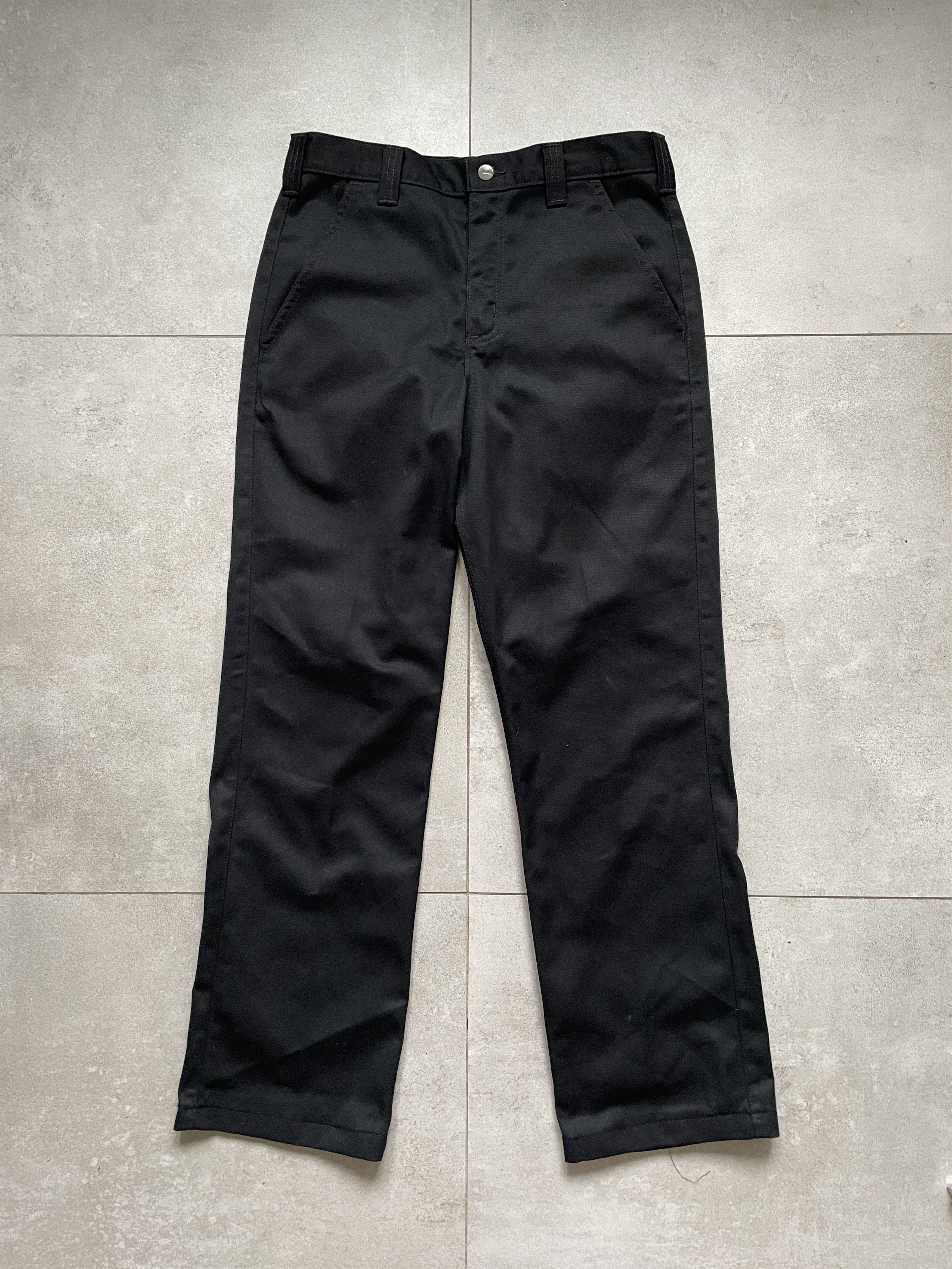 Carhartt CARHARTT BLACK BLENDED TWIL FLARED PANTS Size US 31 - 4 Thumbnail