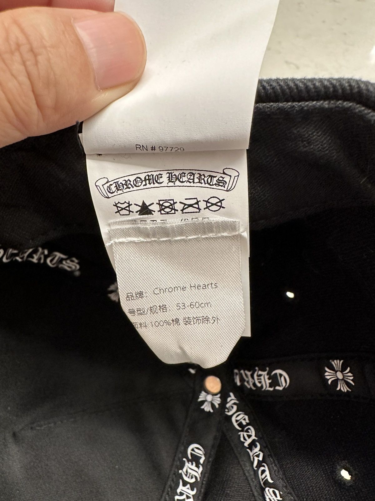 Chrome Hearts Chrome Hearts cap – Dagger Cross Embroidery Size ONE SIZE - 3 Thumbnail