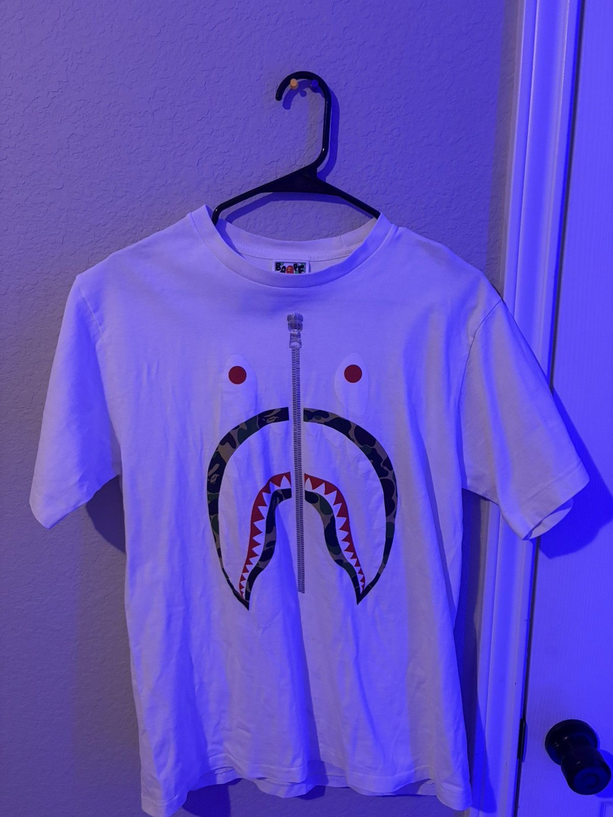 Bape Bape Zip Up Tee Camo Size US M / EU 48-50 / 2 - 1 Thumbnail