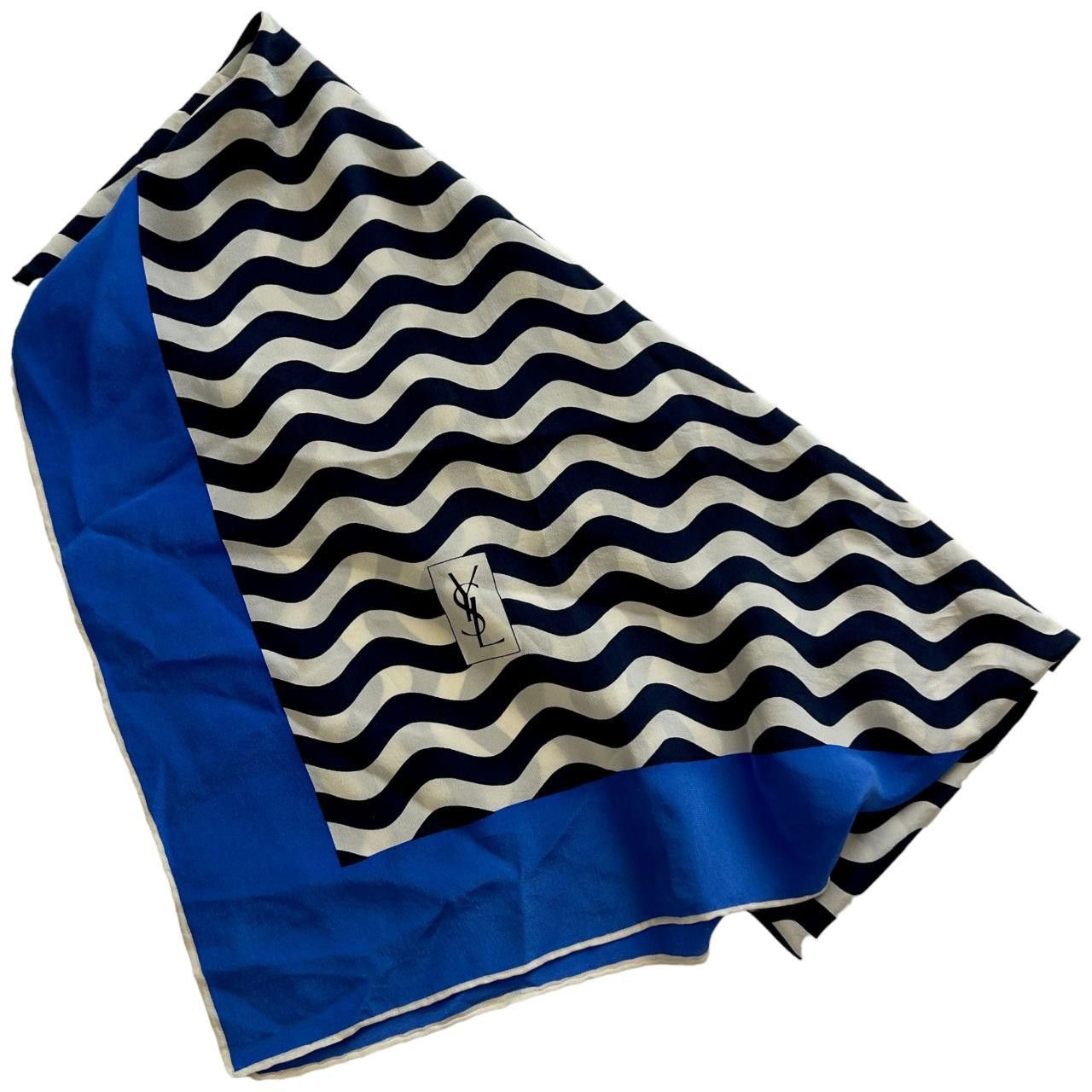 YSL Yves Saint Laurent Silk Scarf