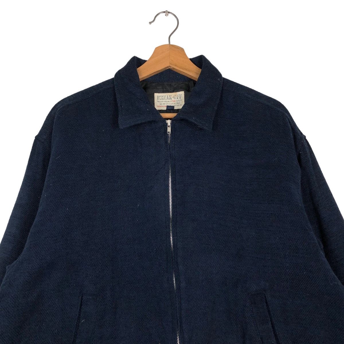 Hysteric Glamour 🔥Vintage Wool Biker Bomber Jacket Break Off Japan Size US L / EU 52-54 / 3 - 3 Thumbnail