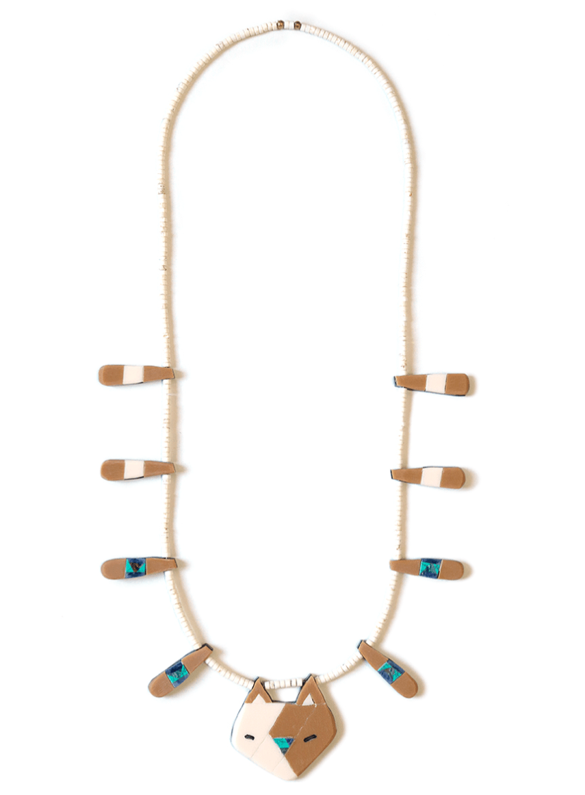 Kapital Nyant Domingo Battery CAT Necklace (Large) Size ONE SIZE - 1 Thumbnail