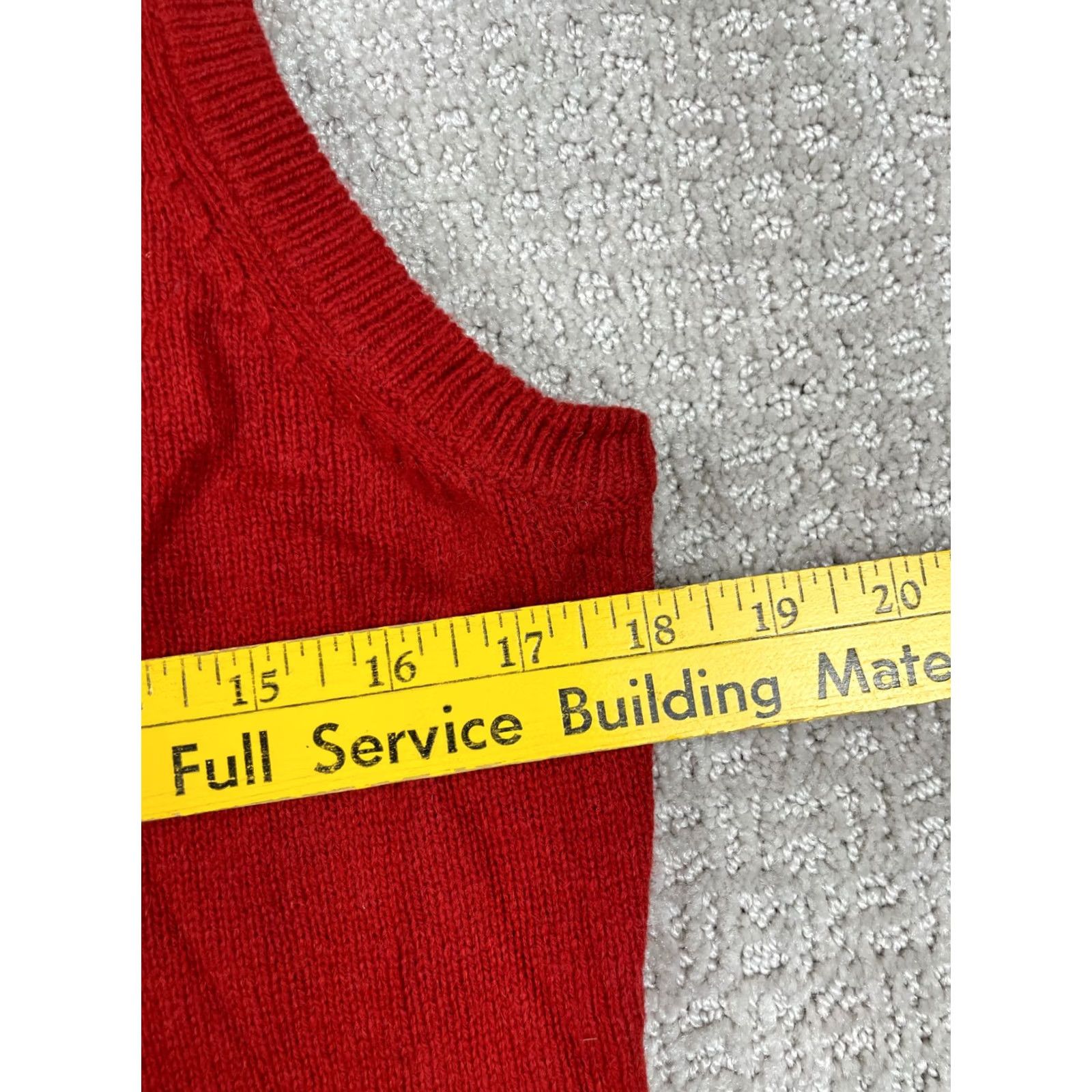 Vintage Woolrich Vest Womens Small Knit Lambswool Full Zip Grazing Deer Winter Red Pale Size S / US 4 / IT 40 - 3 Thumbnail