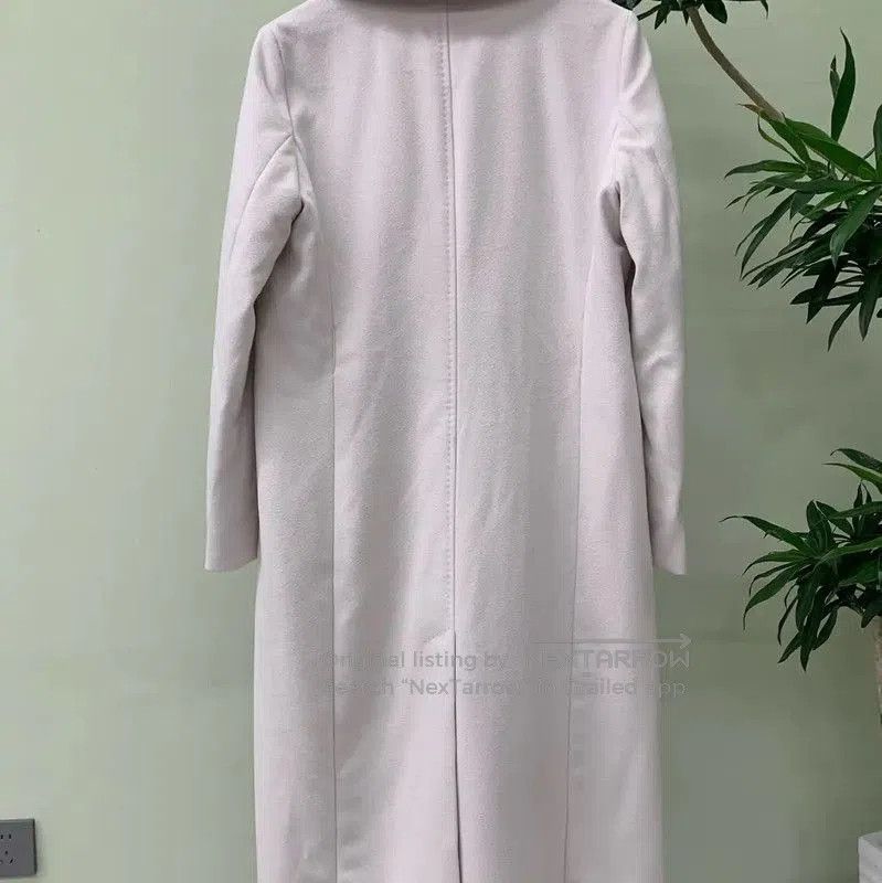 Max Mara MaxMara Elegant Women's White Coat . Size XL / US 12-14 / IT 48-50 - 3 Thumbnail