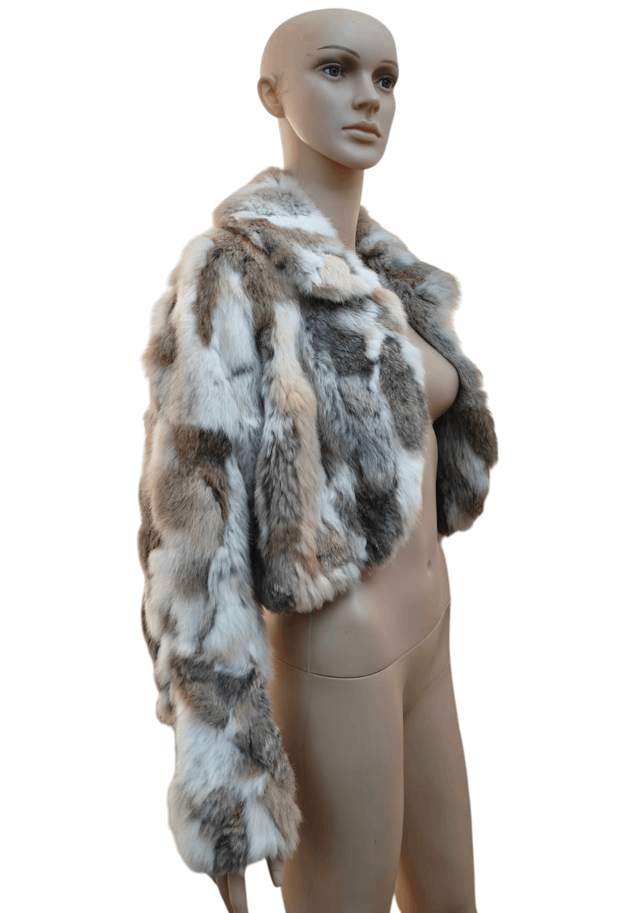 Japanese Brand Organove Japan Rabbit Fur Jacket Size M / US 6-8 / IT 42-44 - 4 Thumbnail