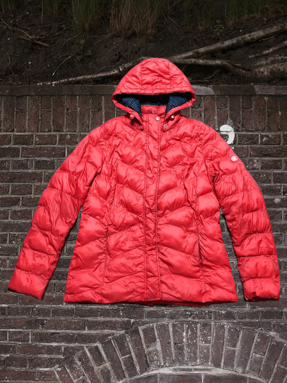 Barbour Luxury Barbour vintage jacket red logo Y2K Streetwear Size L / US 10 / IT 46 - 1 Thumbnail
