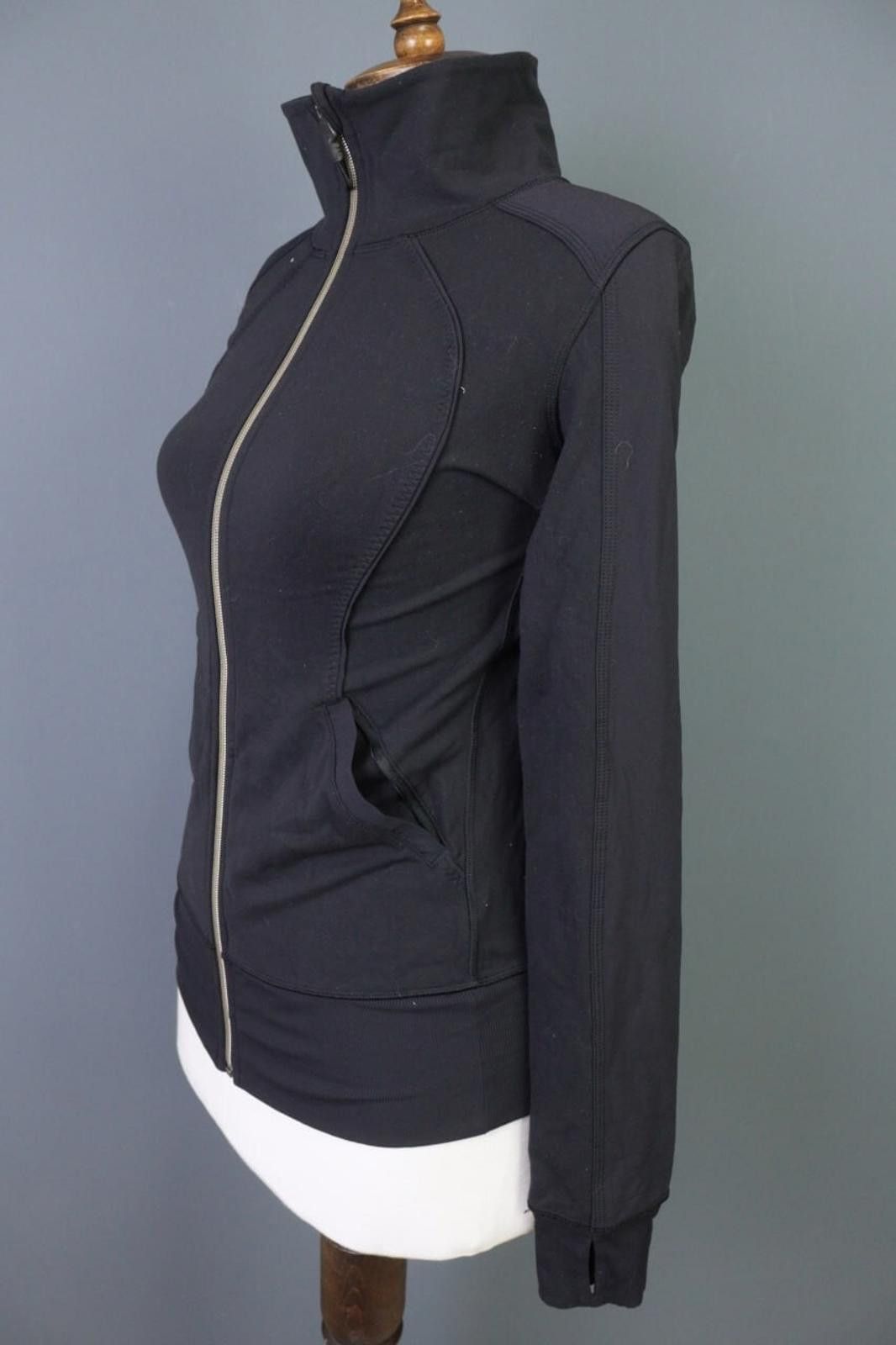 Lululemon Lululemon Athletica Gray Full Zip Fleece Track Jacket Size M / US 6-8 / IT 42-44 - 8 Thumbnail