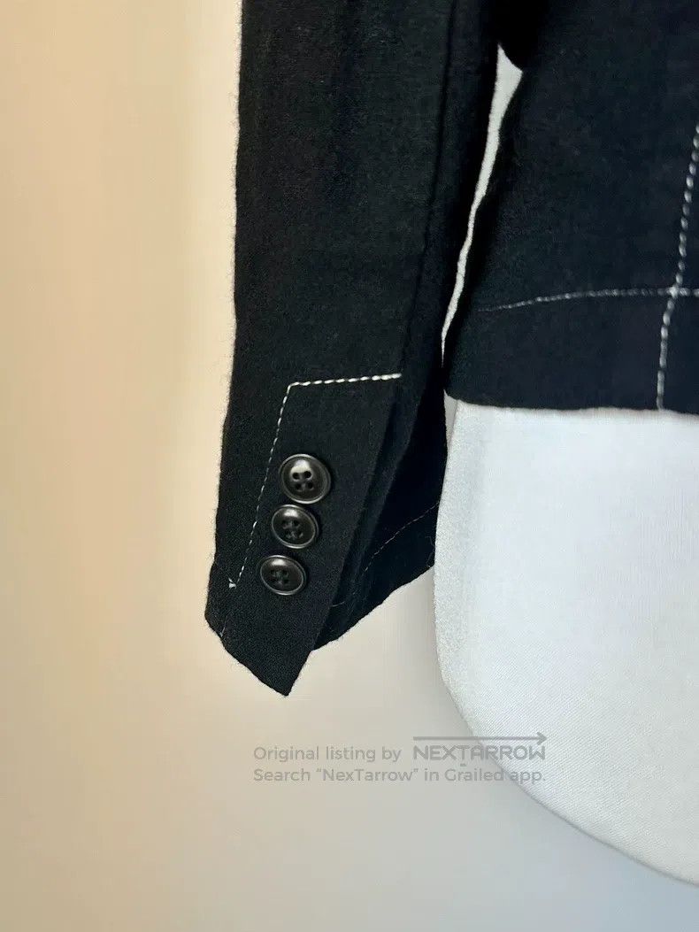 Yohji Yamamoto Yohji Yamamoto size 1 2009 AW open thread wool jacket Size S / US 4 / IT 40 - 5 Thumbnail