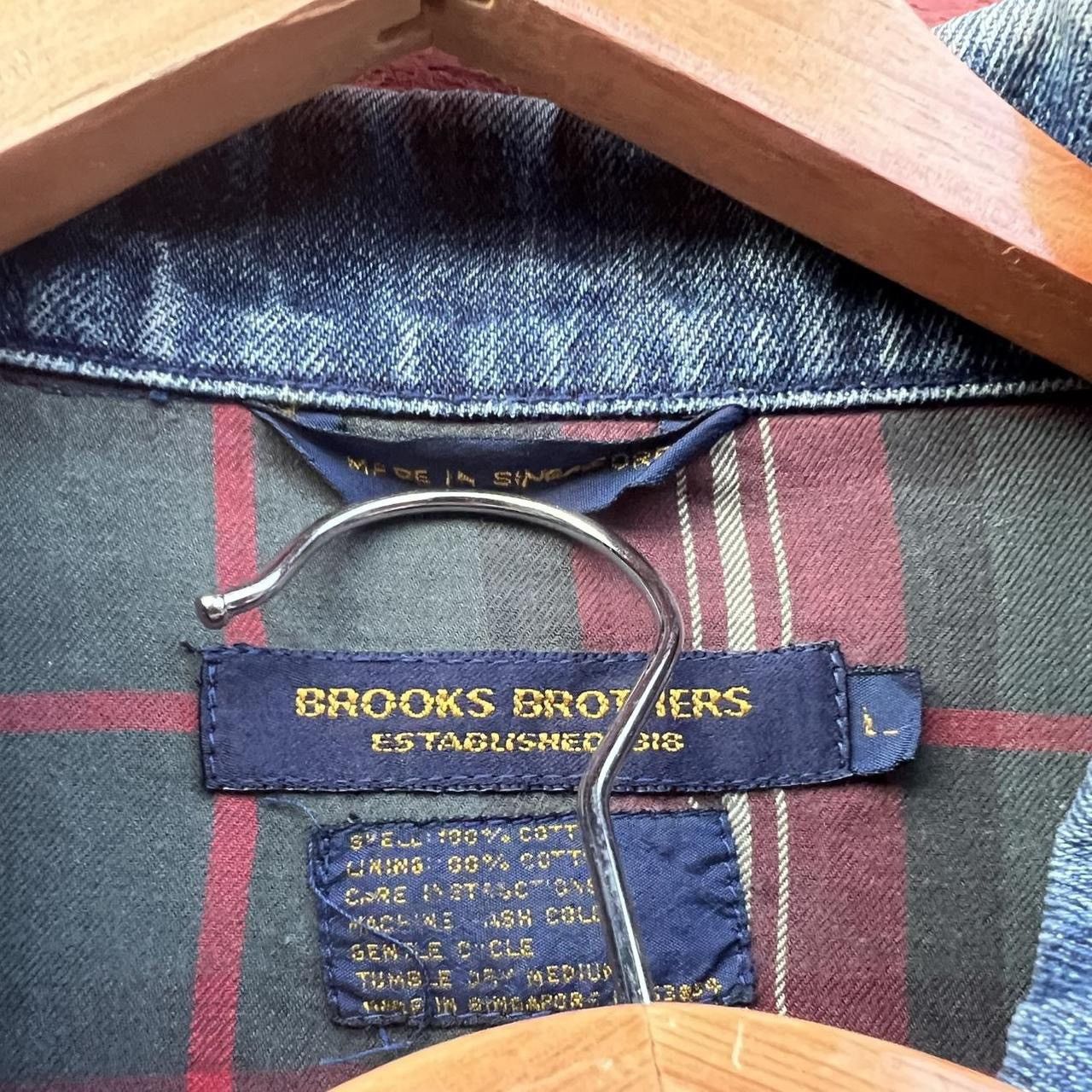 Brooks Brothers Vintage Denim Brooks Brothers Jacket Size US L / EU 52-54 / 3 - 4 Thumbnail
