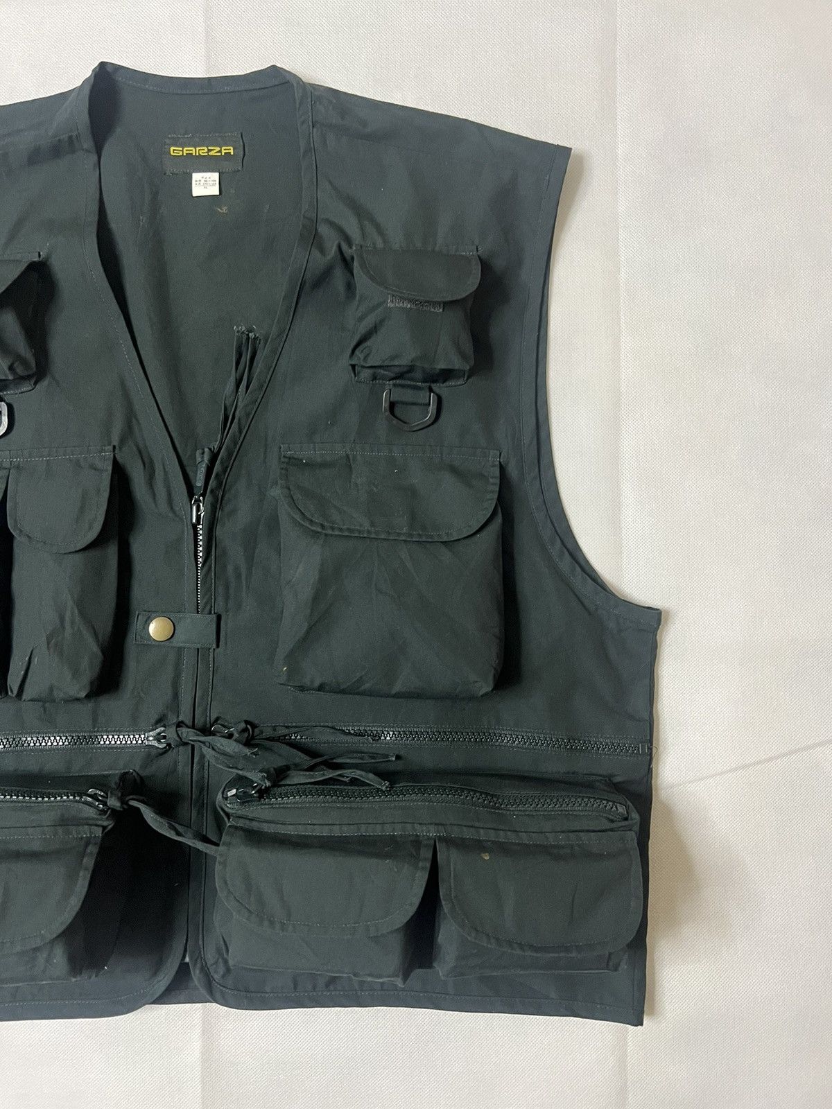 Japanese Brand Vintage Garza Tactical Multi Pocket Vest Fishing Outdoor Size US XL / EU 56 / 4 - 7 Thumbnail