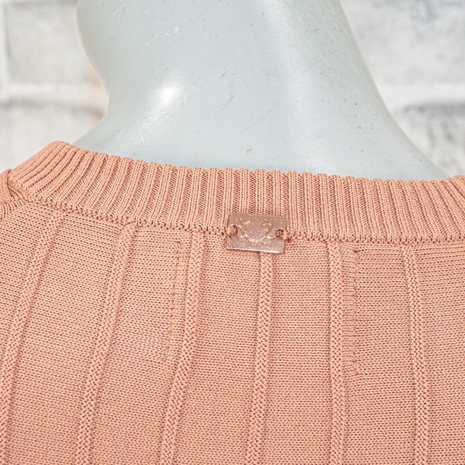 For Love & Lemons Knitz For Love & Lemons Ribbed Crop Top open lace sleeves Size L / US 10 / IT 46 - 13 Thumbnail