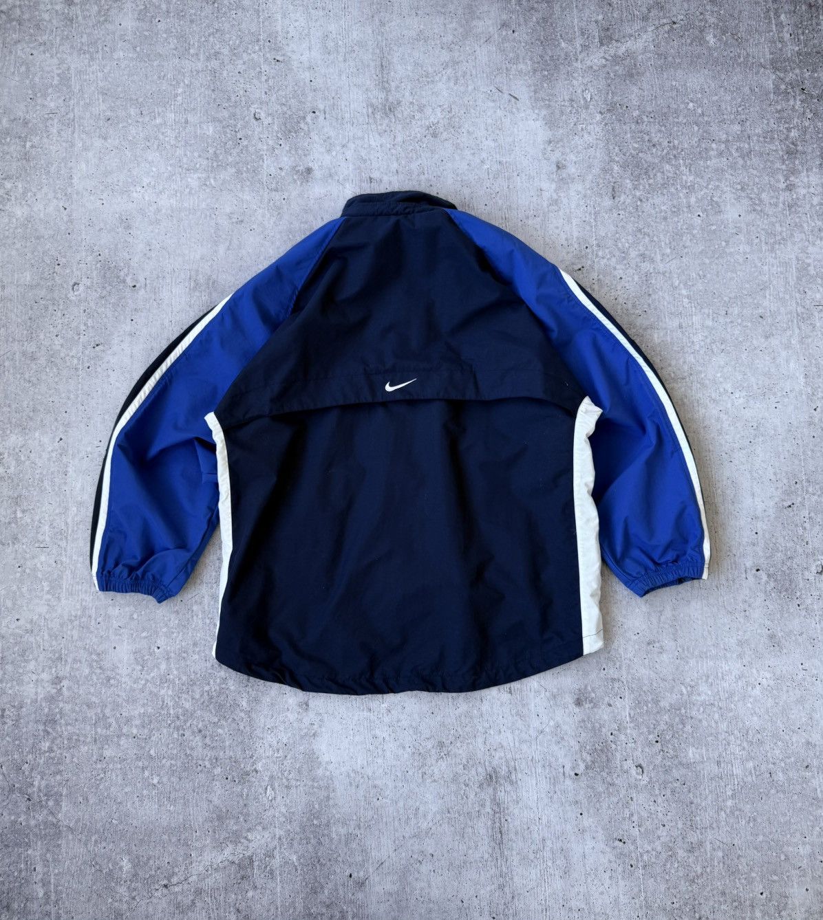 Vintage Nike Team Vintage Y2K Swoosh Logo Blue Jacket Size US M / EU 48-50 / 2 - 2 Thumbnail