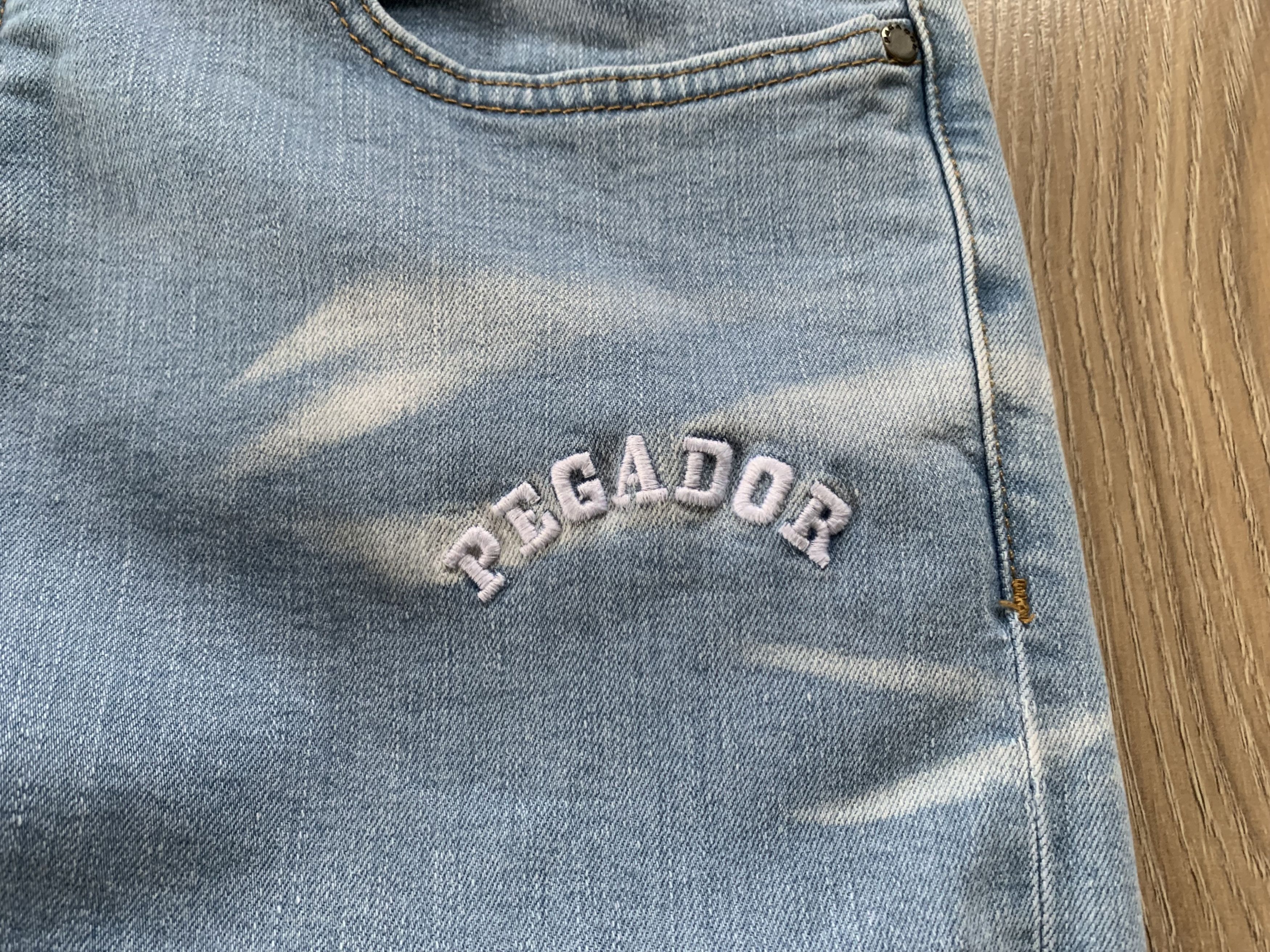 Other Mens Pegador Bray Straight Light Blue Zip Jeans Size US 32 / EU 48 - 7 Thumbnail
