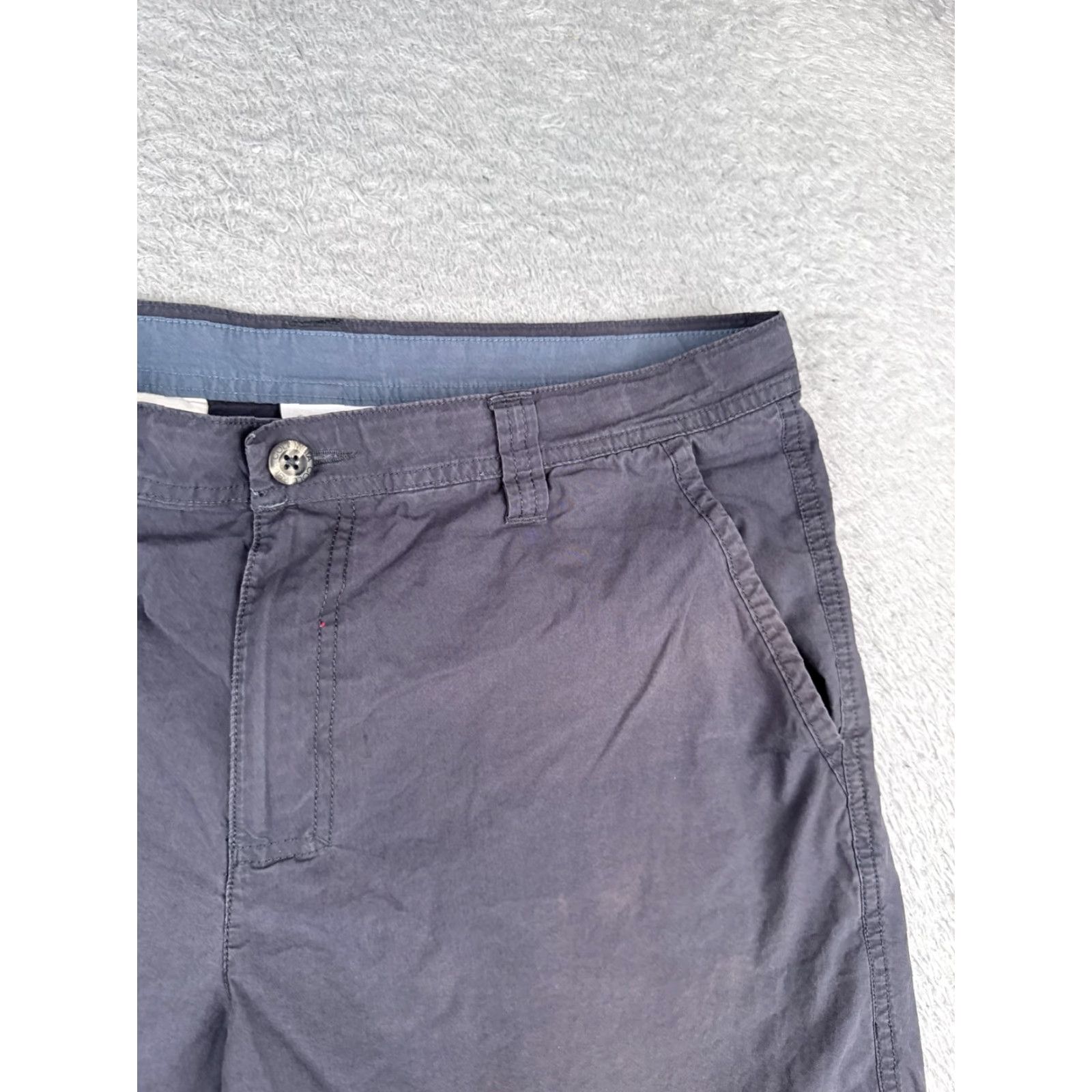 Vintage Columbia Shorts Men 36 Blue Chino 100% Cotton Casual Hiking Camp 36x10 Size US 36 / EU 52 - 5 Thumbnail