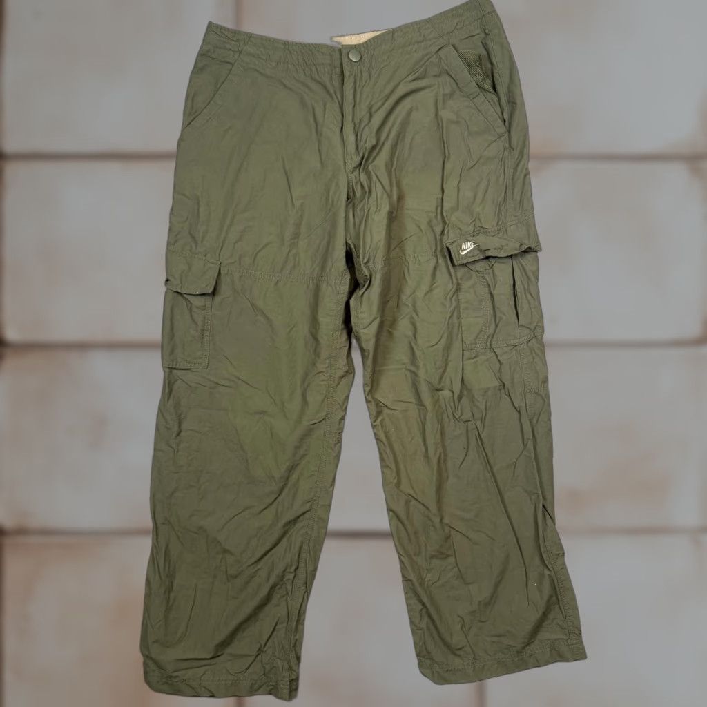 Nike Nike Pants Cargo Utility Ankle Length Men XL Olive Green Green 32in Inch Regular MPN NA Style Pants Male Mens Size US 36 / EU 52 - 1 Thumbnail