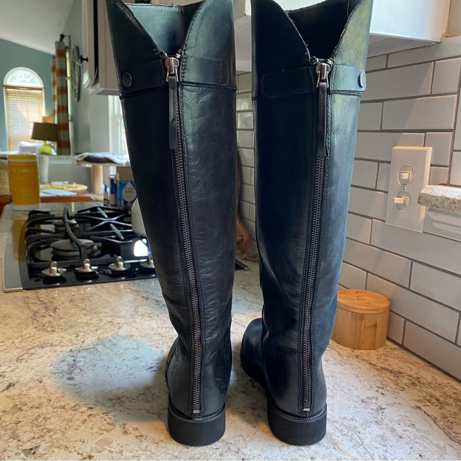 Franco Sarto Franco Sarto $189 Cosmina Tall Riding Boot Blk 6.5 Size US 6.5 / IT 36.5 - 9 Thumbnail